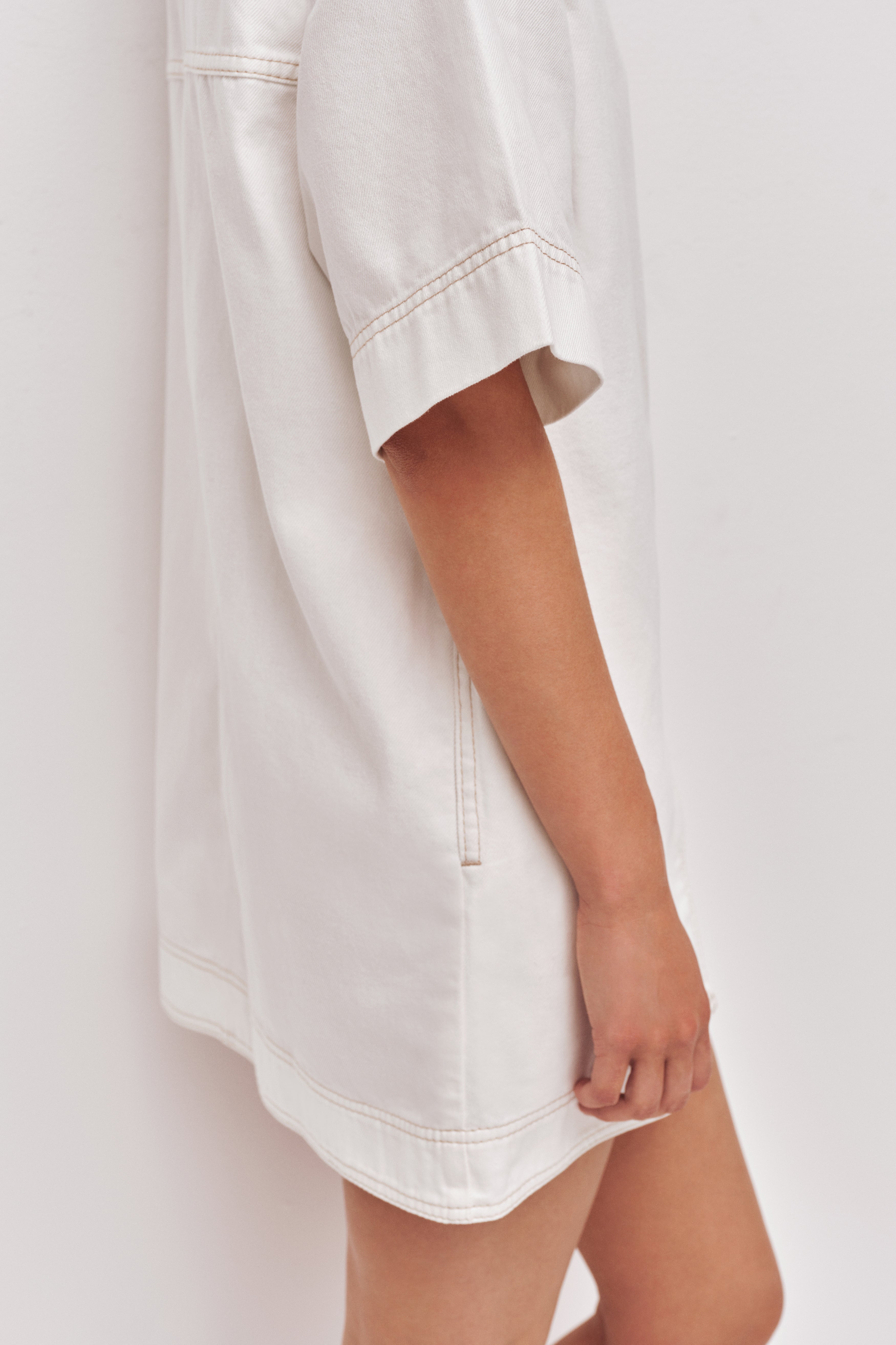 Lumi Denim Mini Tunic Dress