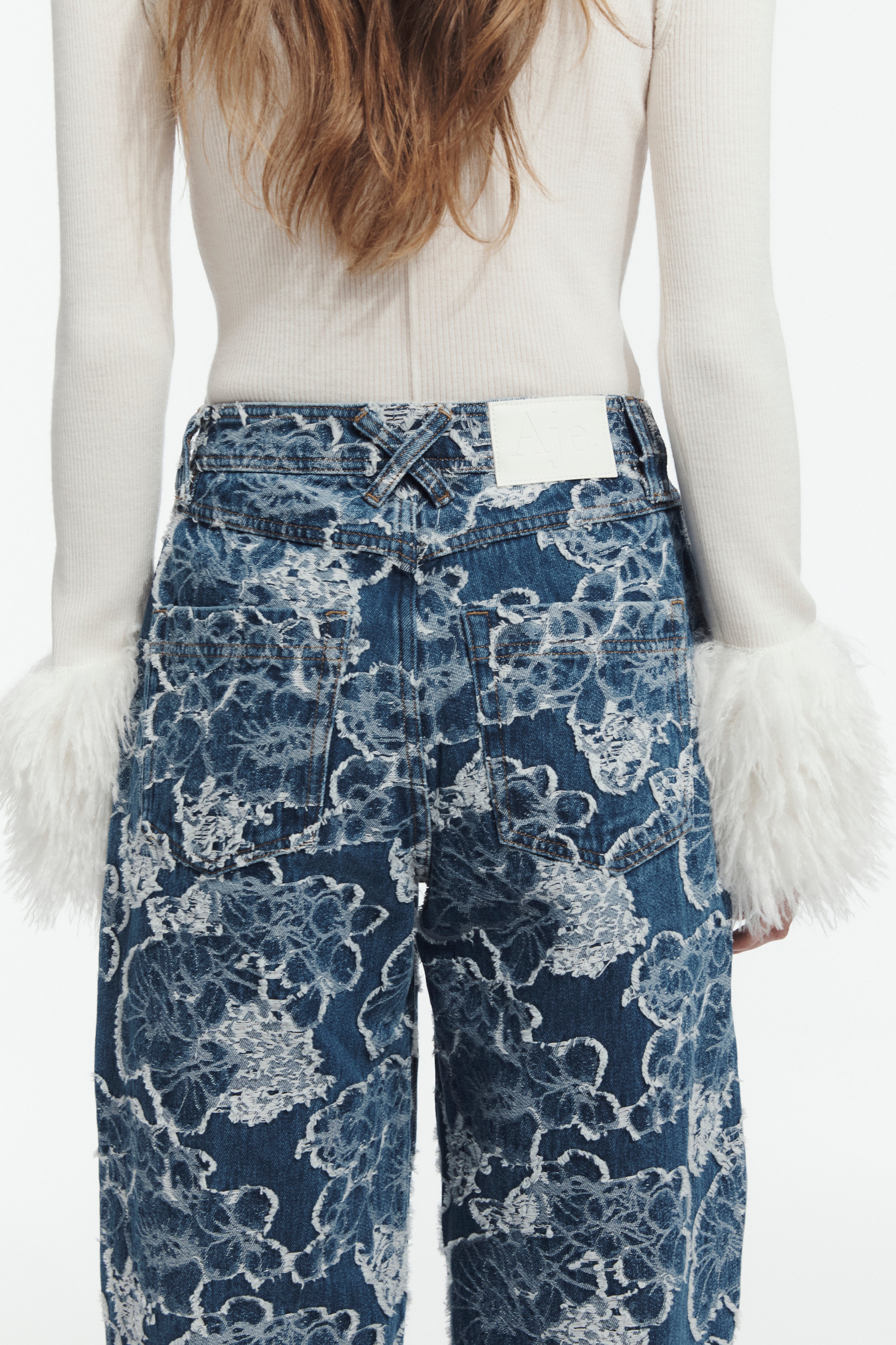 Arlo Jacquard Barrel Jean