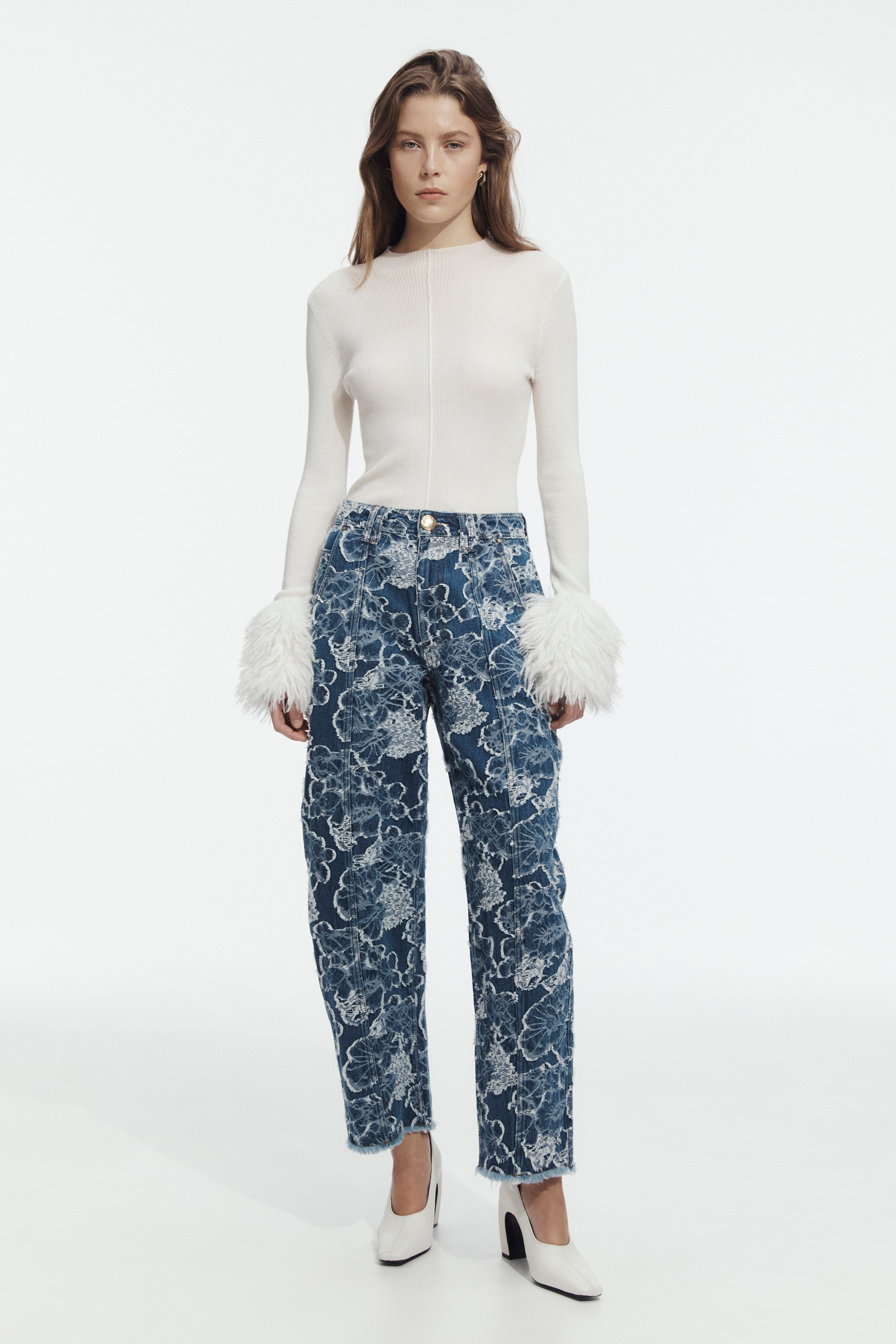 Arlo Jacquard Barrel Jean