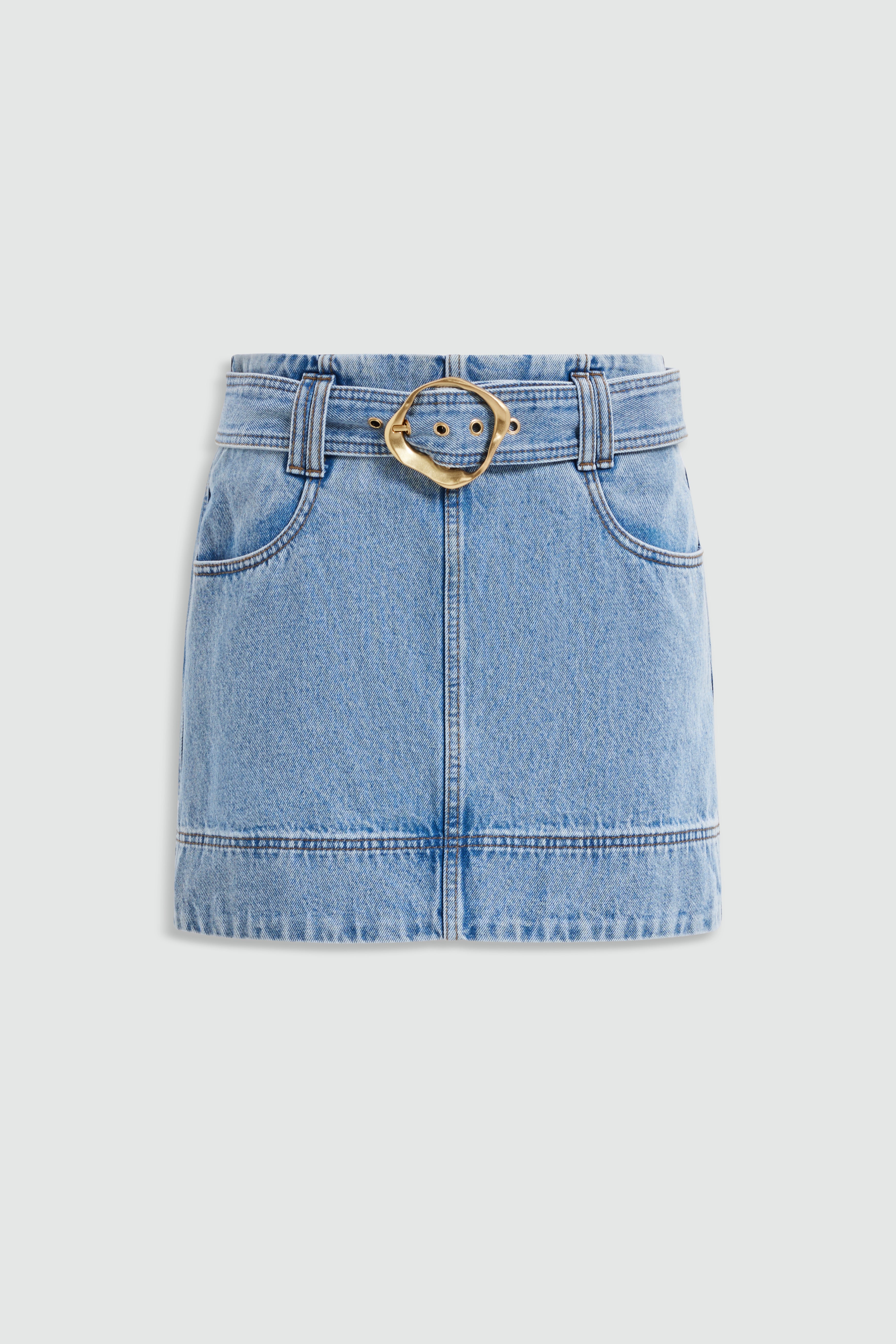 Lyra Denim Mini Skirt