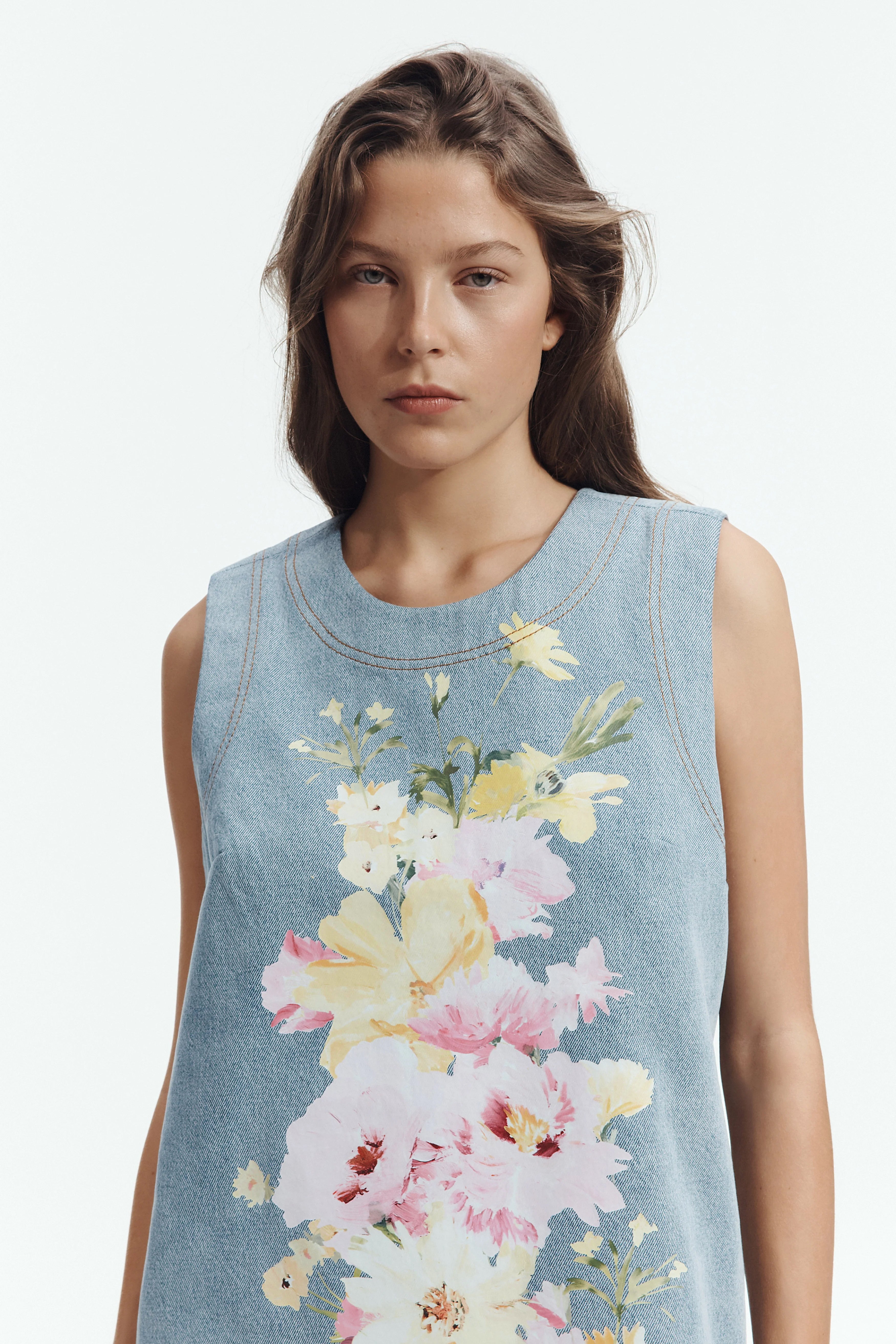 Daisy Denim Mini Dress