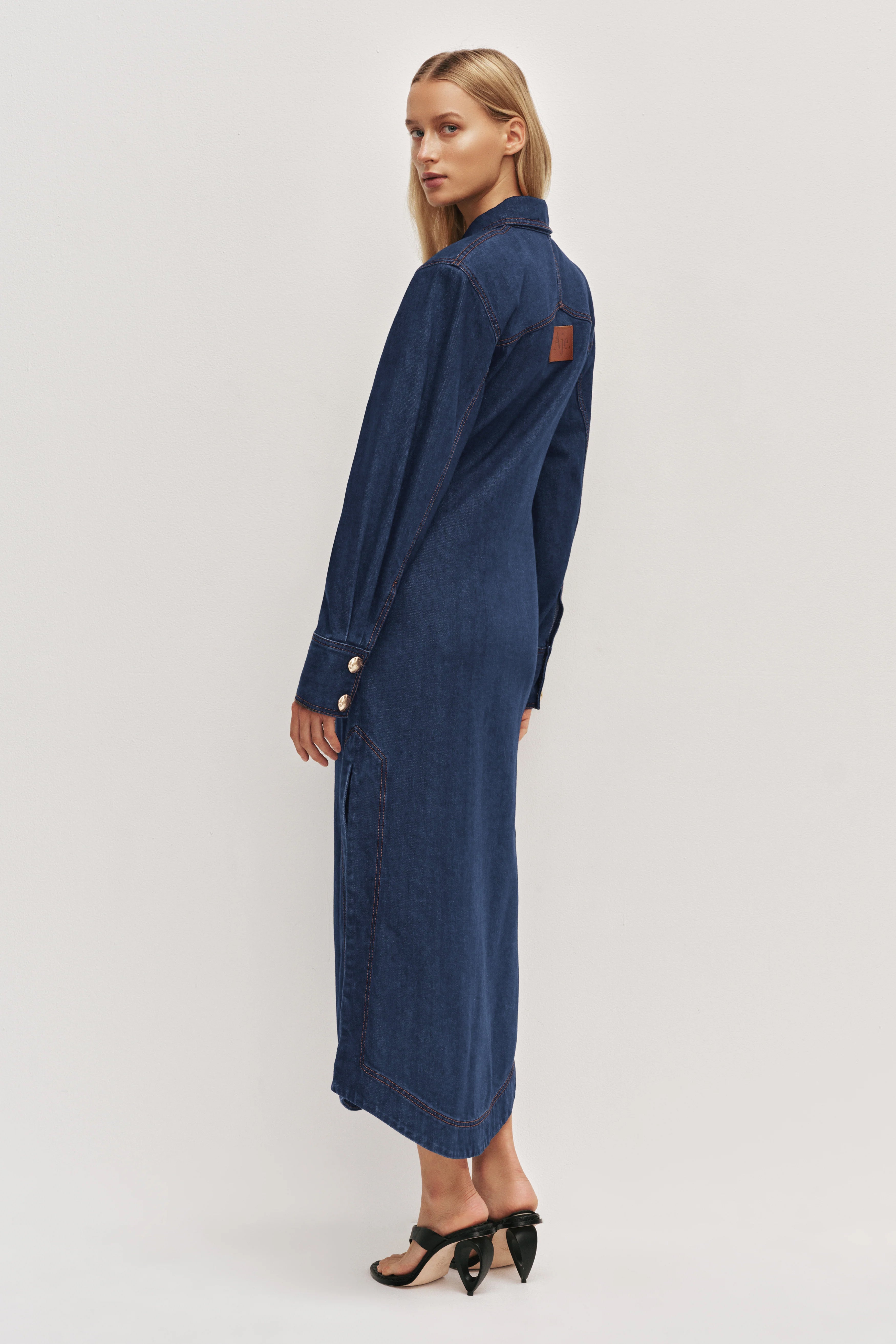 Seren Denim Midi Dress