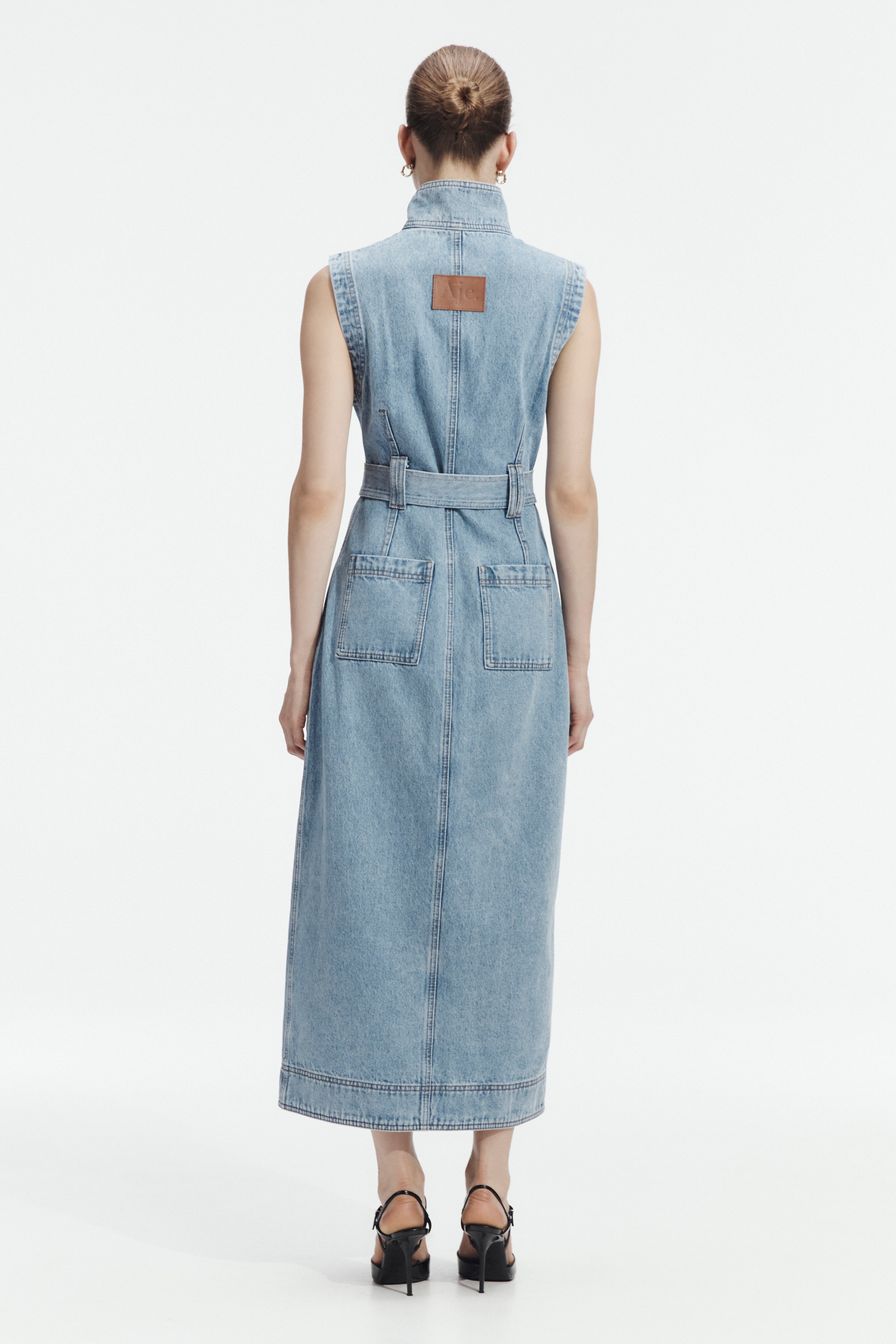 Lyra Denim Midi Dress