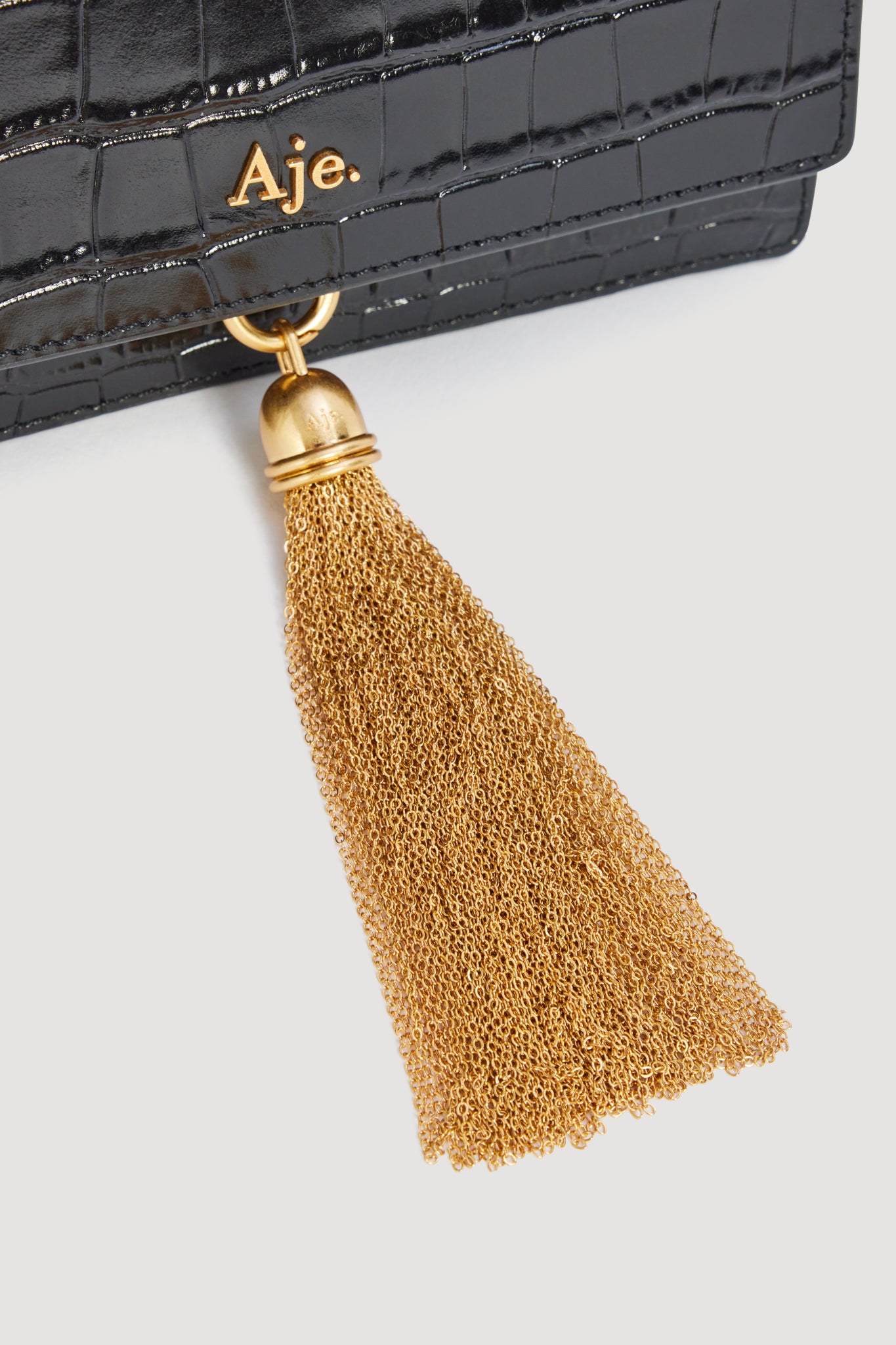 Celia Croc Emboss Clutch