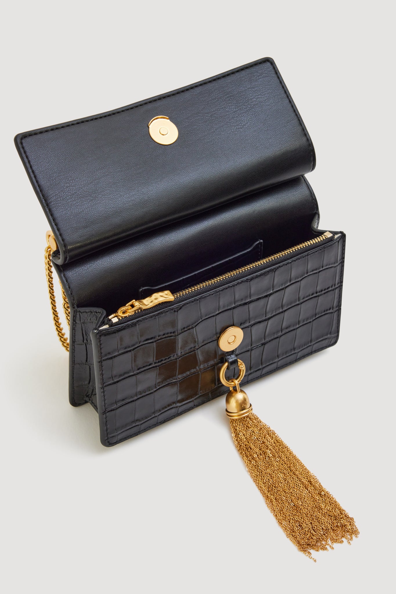 Celia Croc Emboss Clutch