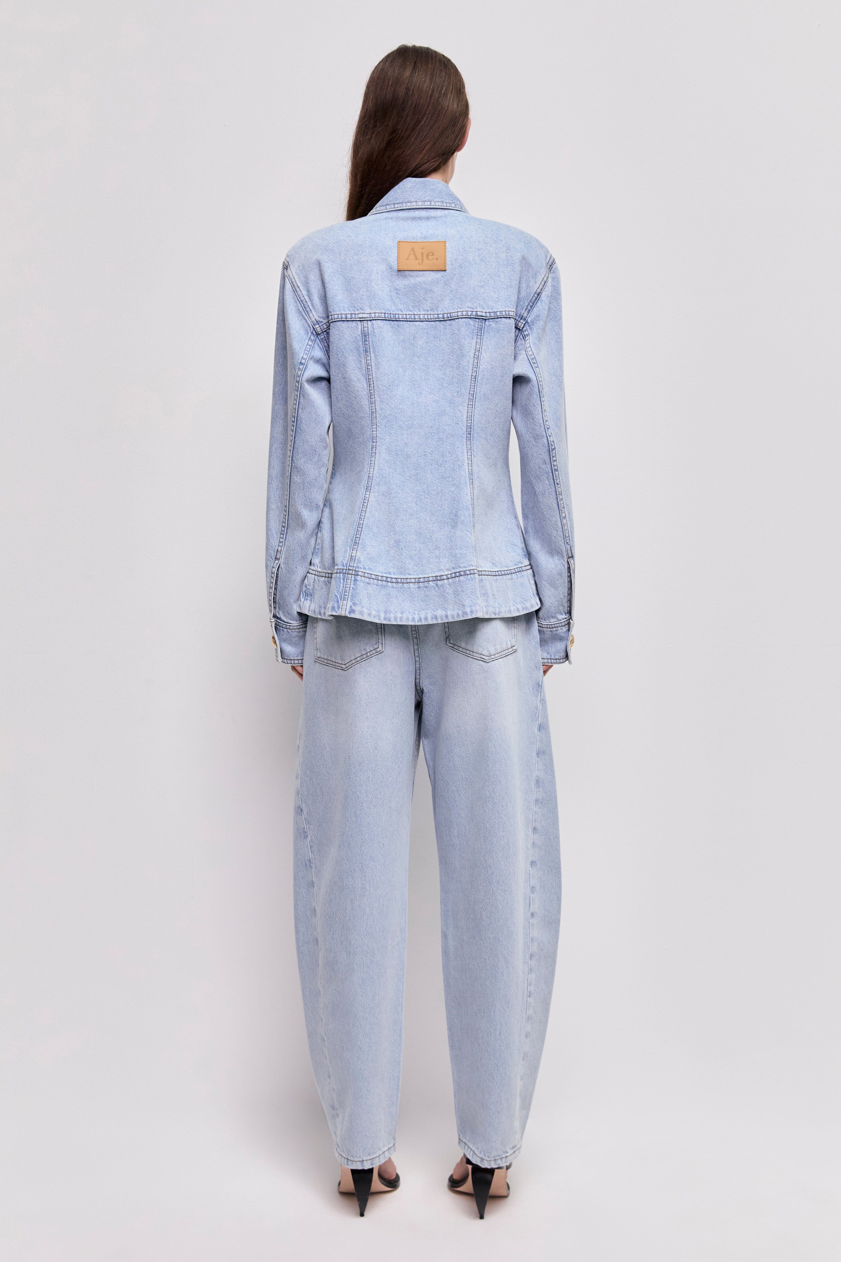 Tia Denim Fitted Shirt