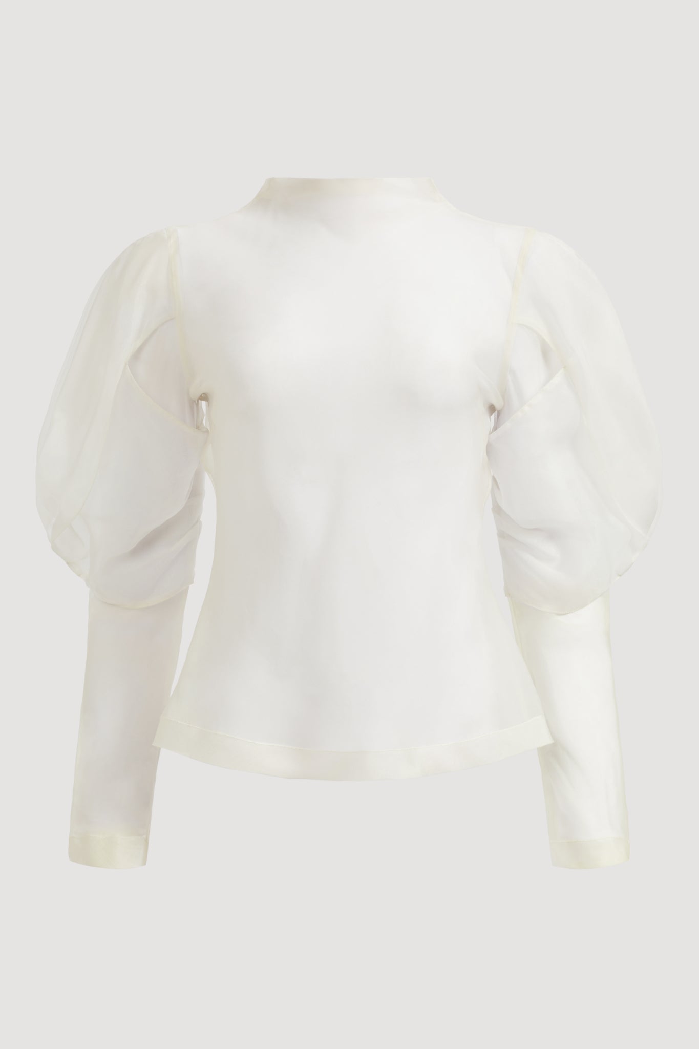 Mirella Organza Long Sleeve Top