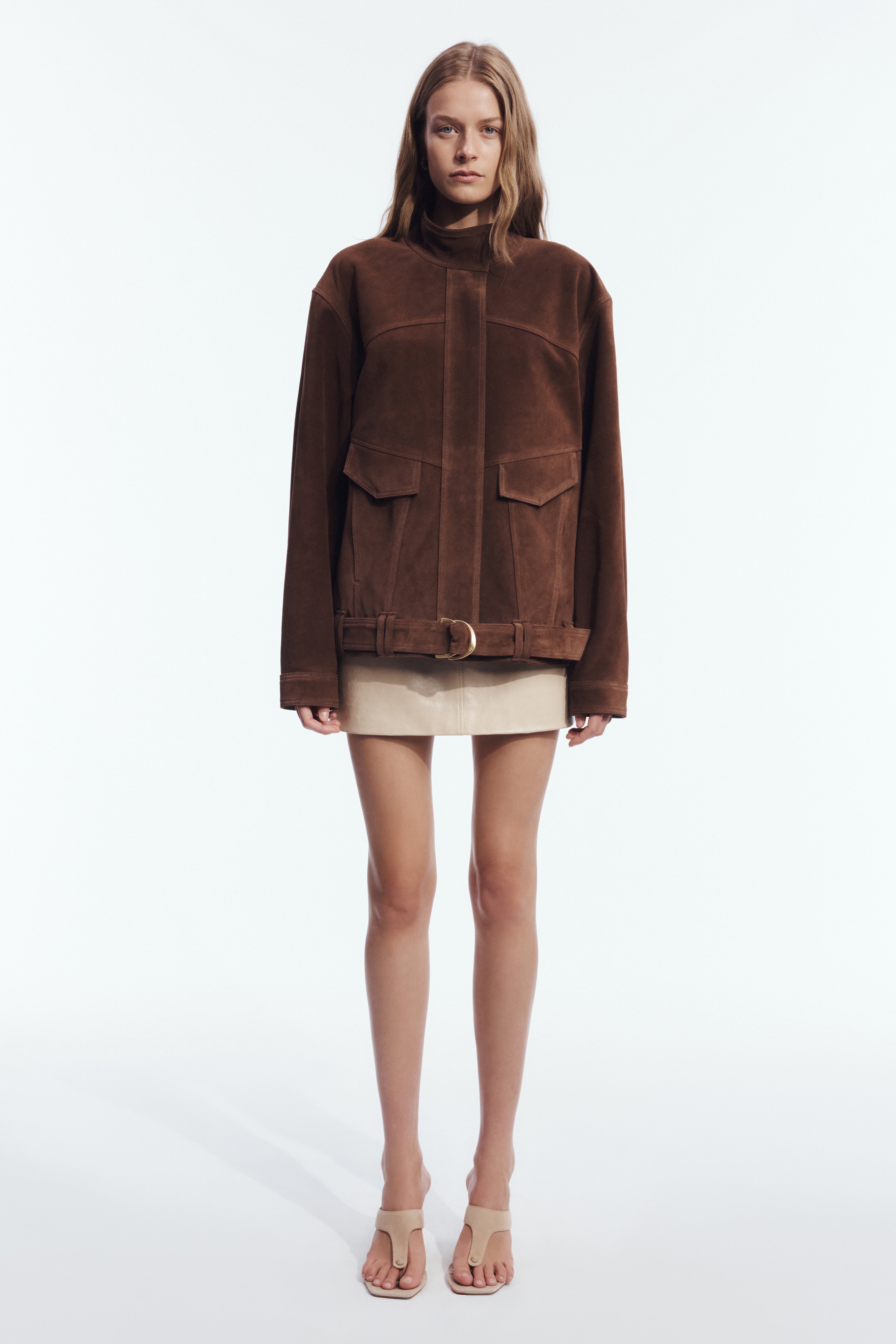 Anisa Suede Leather Jacket