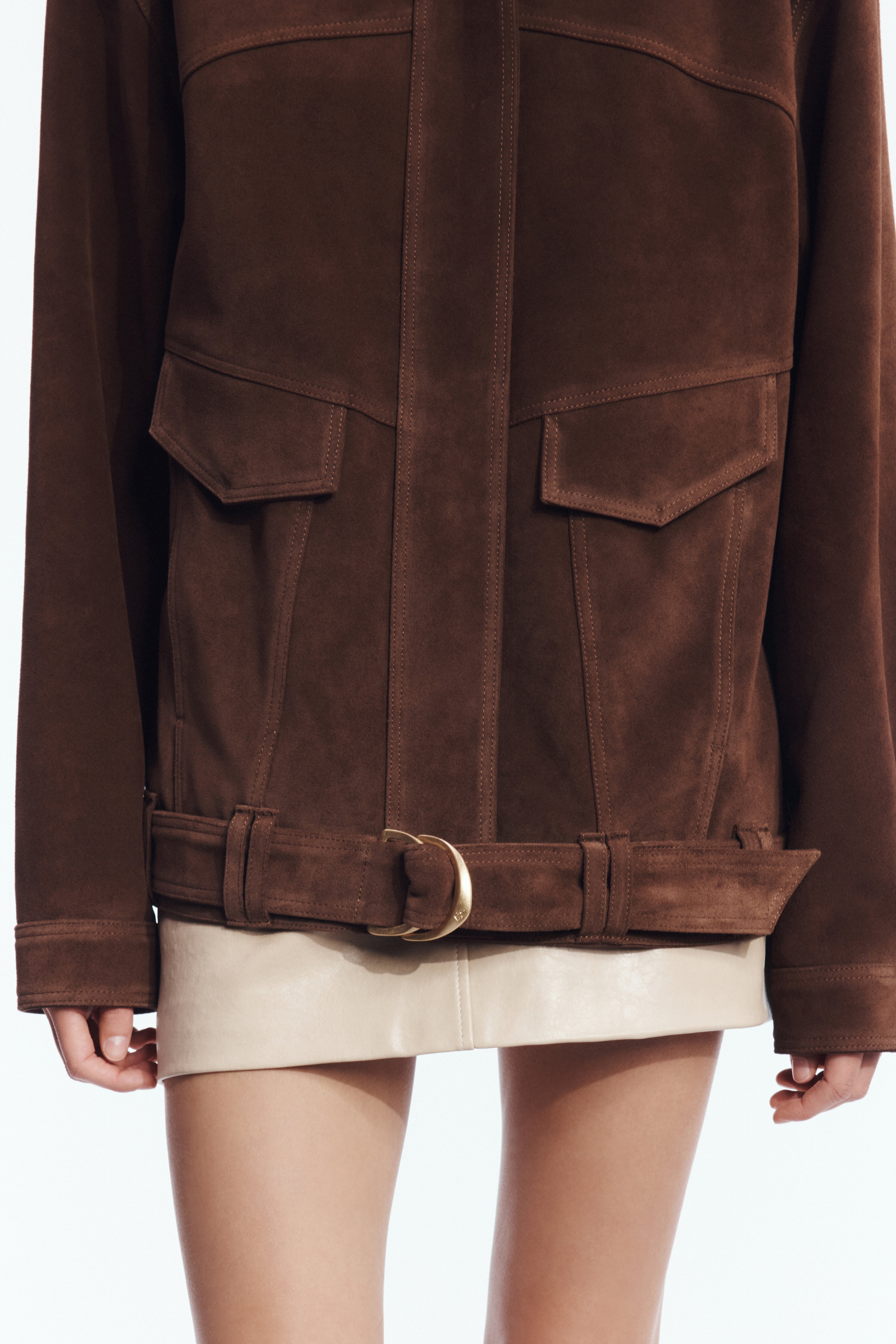 Anisa Suede Leather Jacket