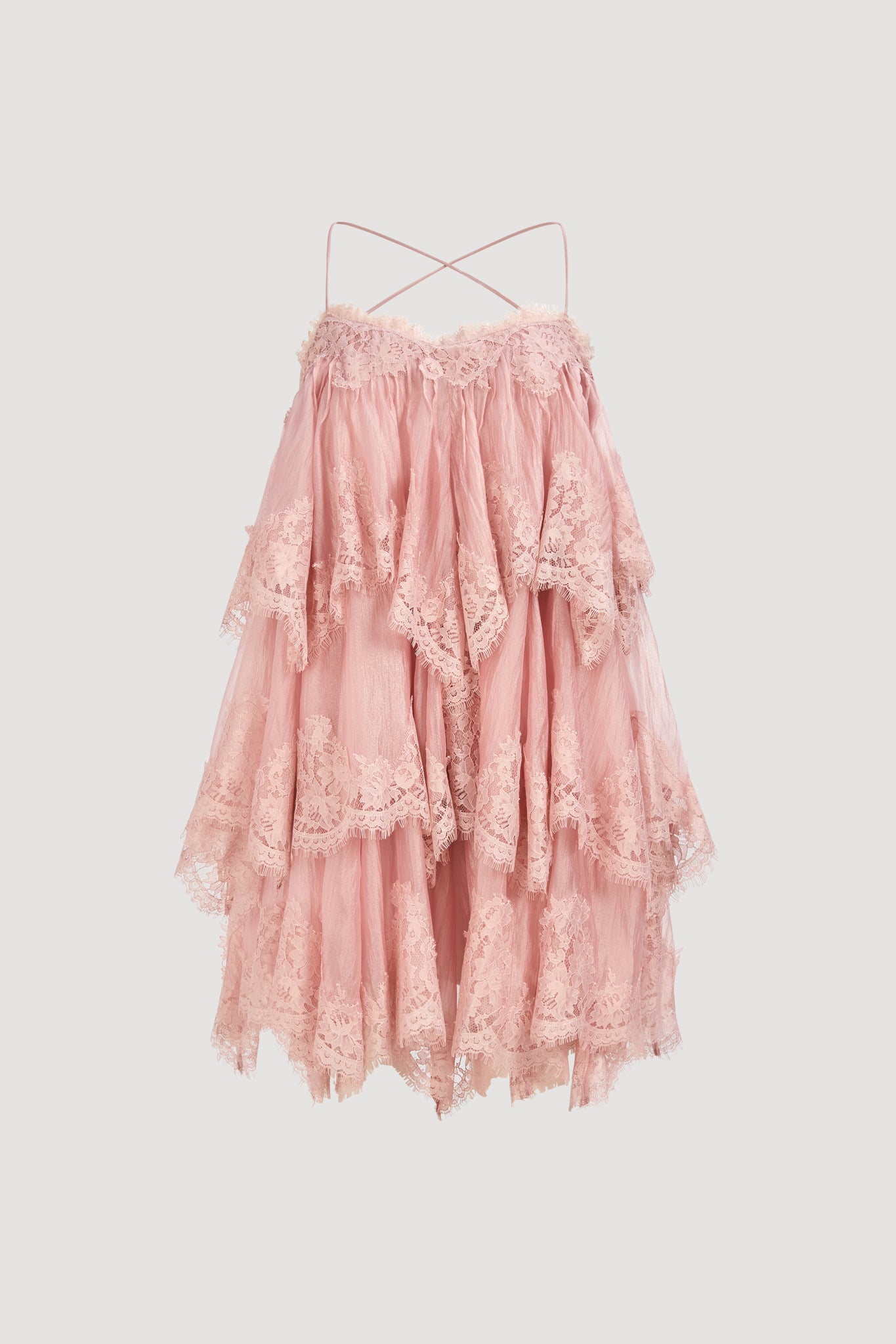 Ophelia Lace Mini Dress | Fawn Pink | Aje – Aje AU