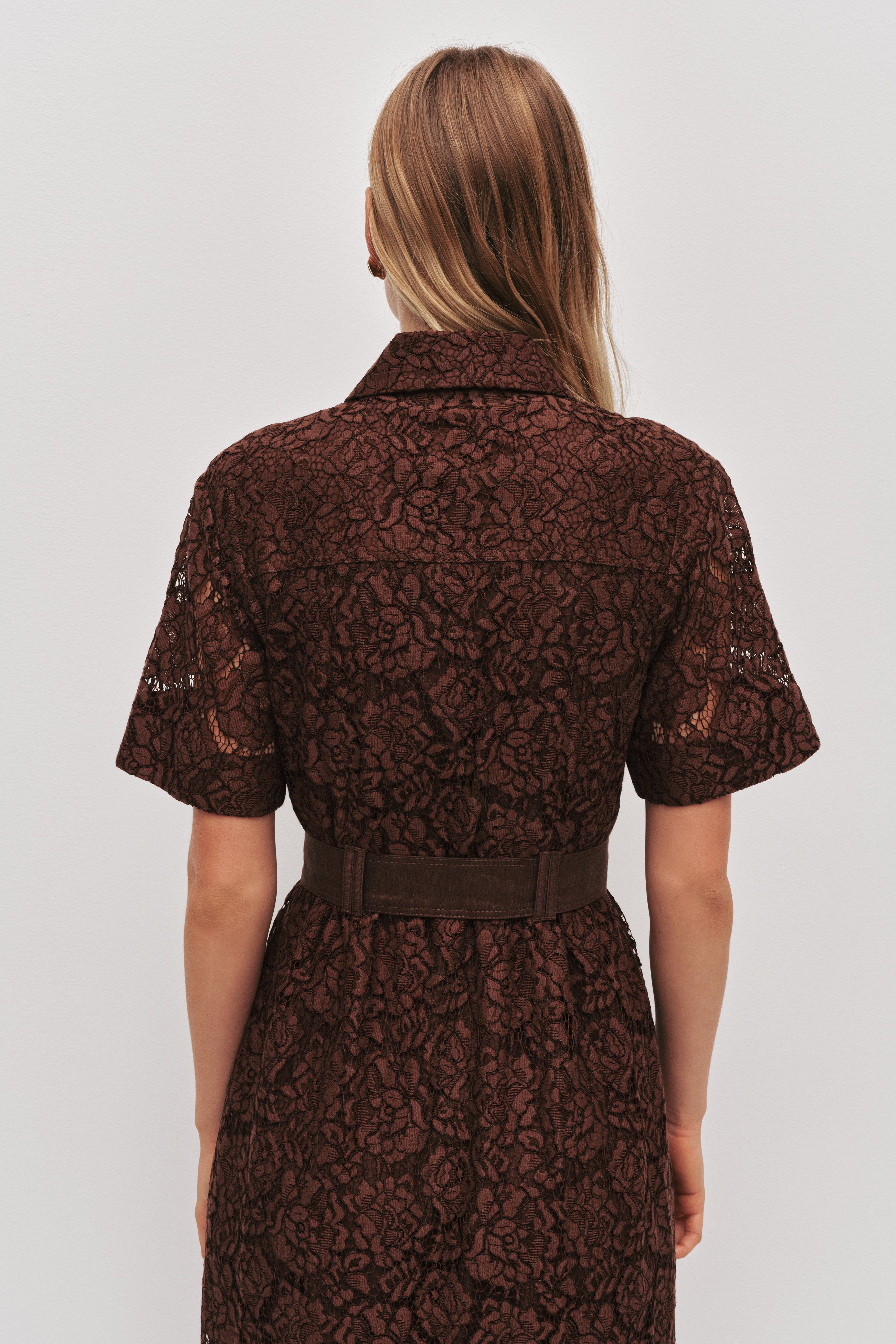 Mystic Lace Shirt Dress