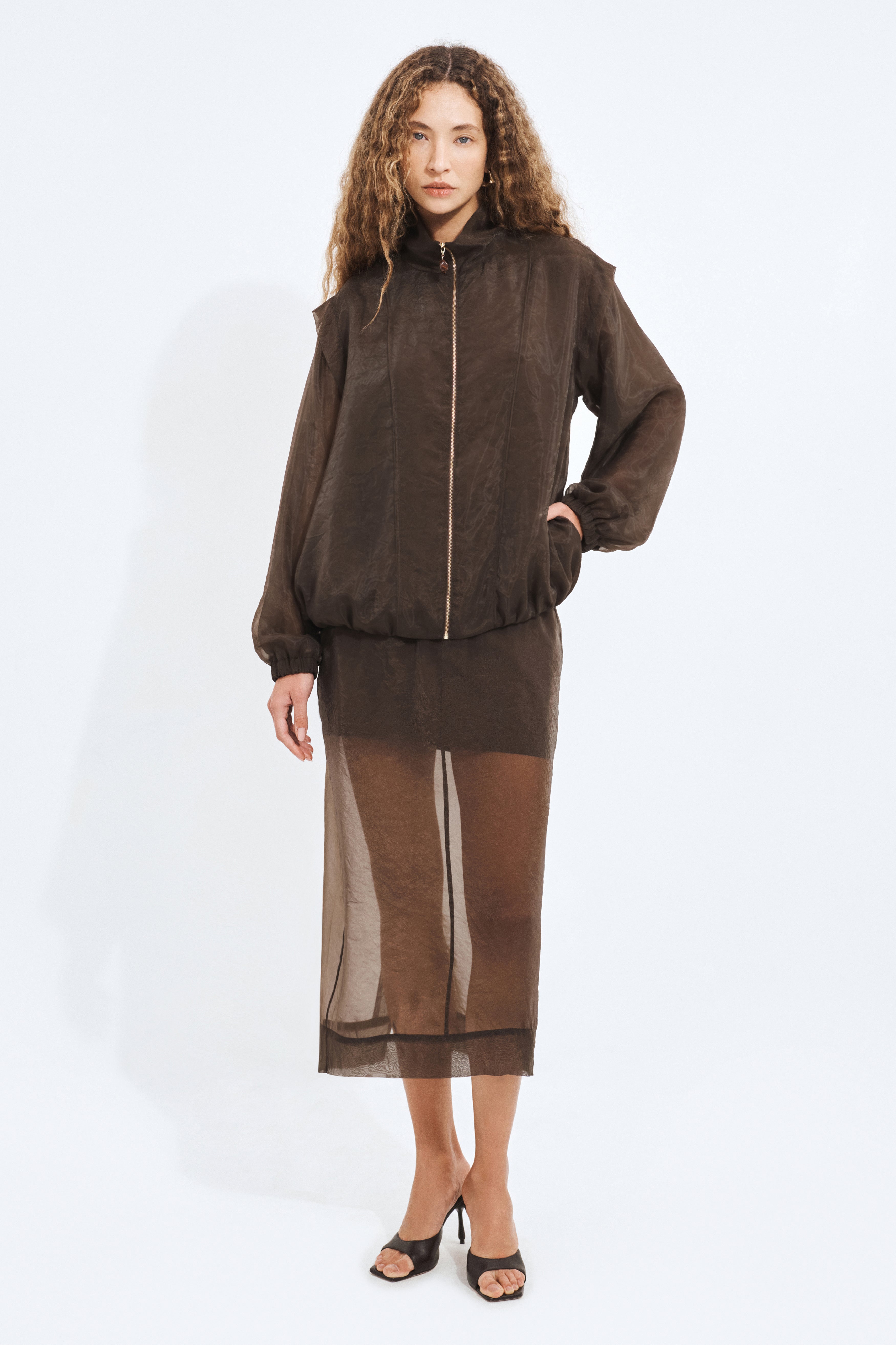 Paige Organza Bomber
