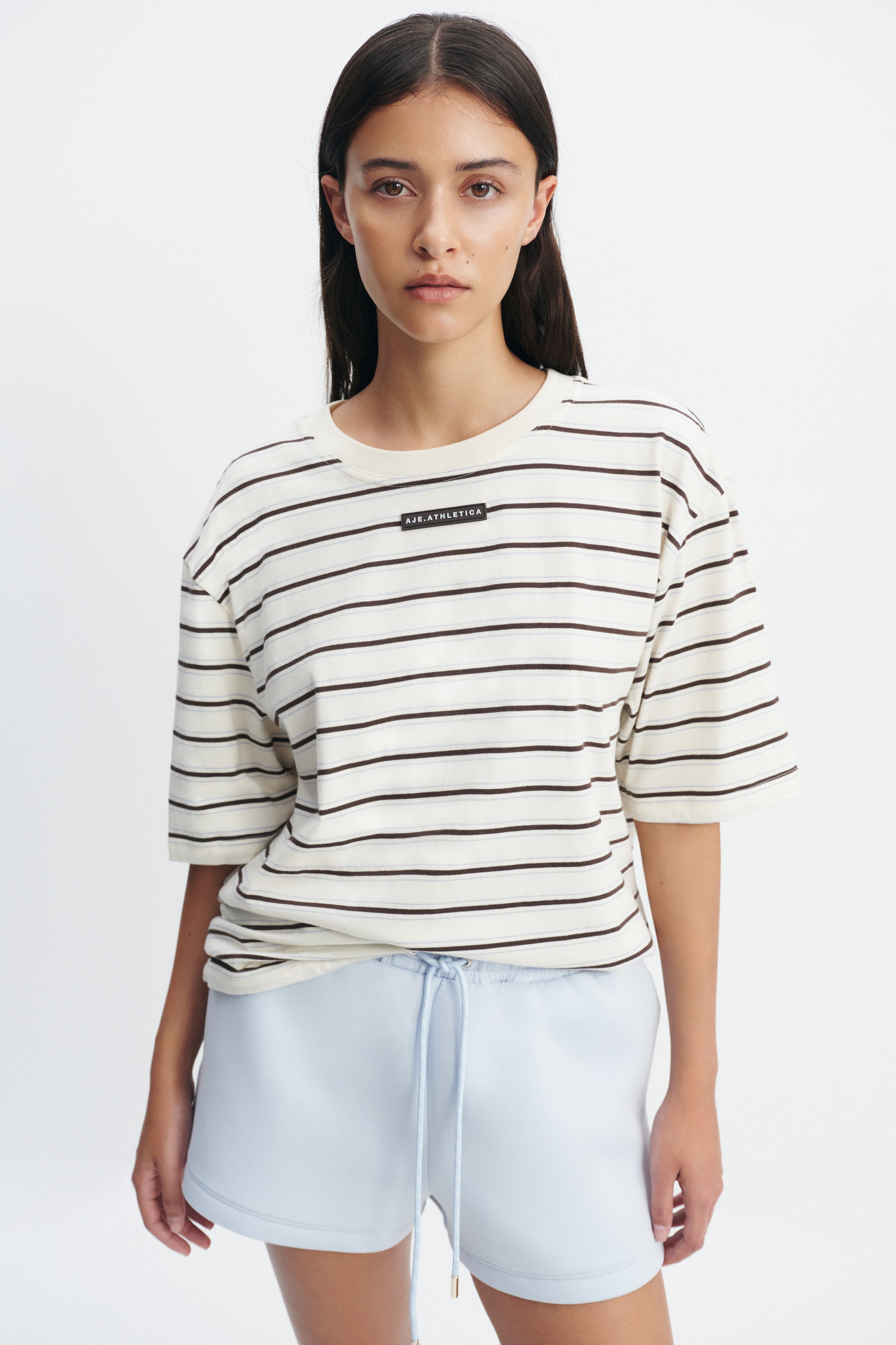 Logo Sport Stripe Tee 102