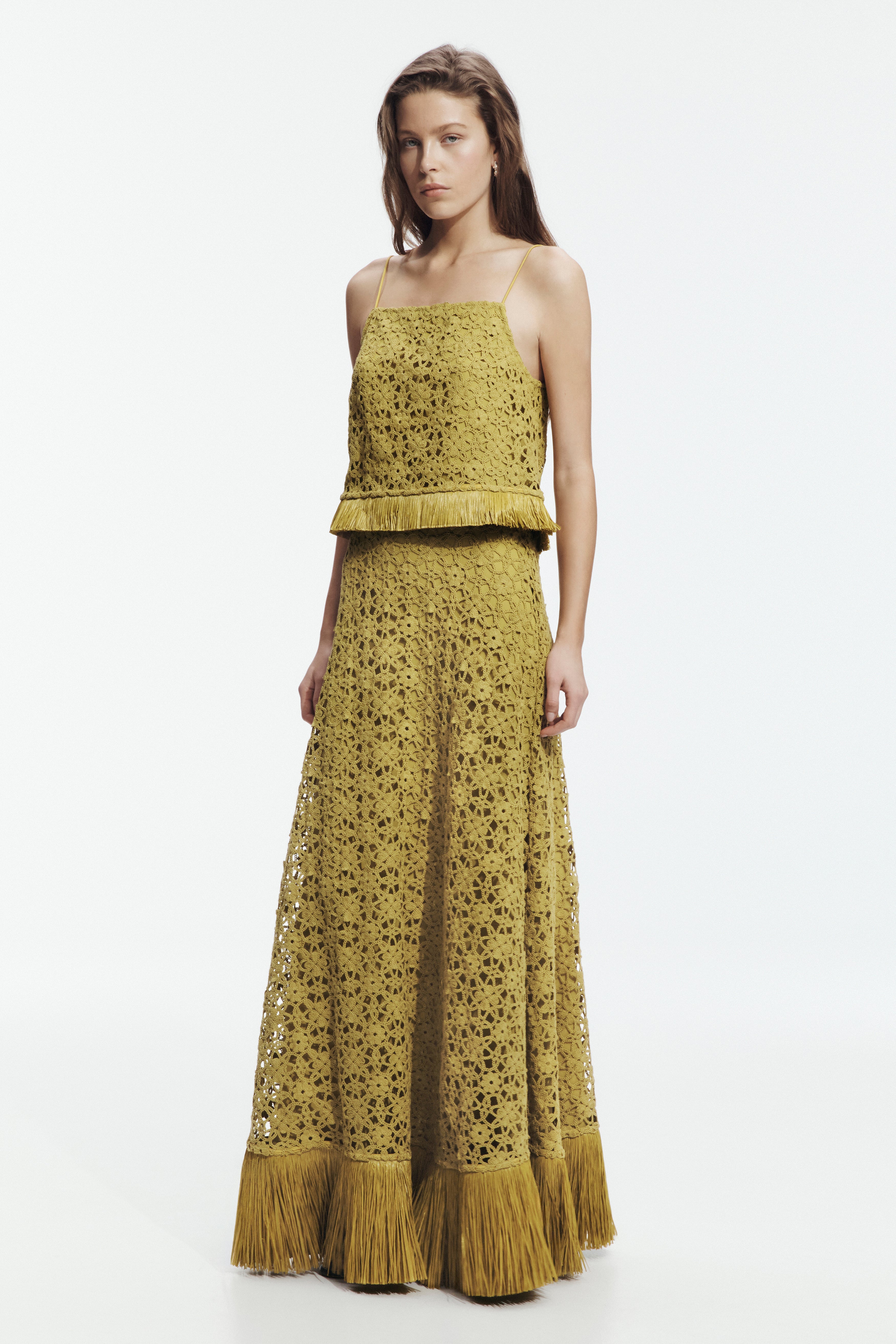 Alora Lace Maxi Skirt