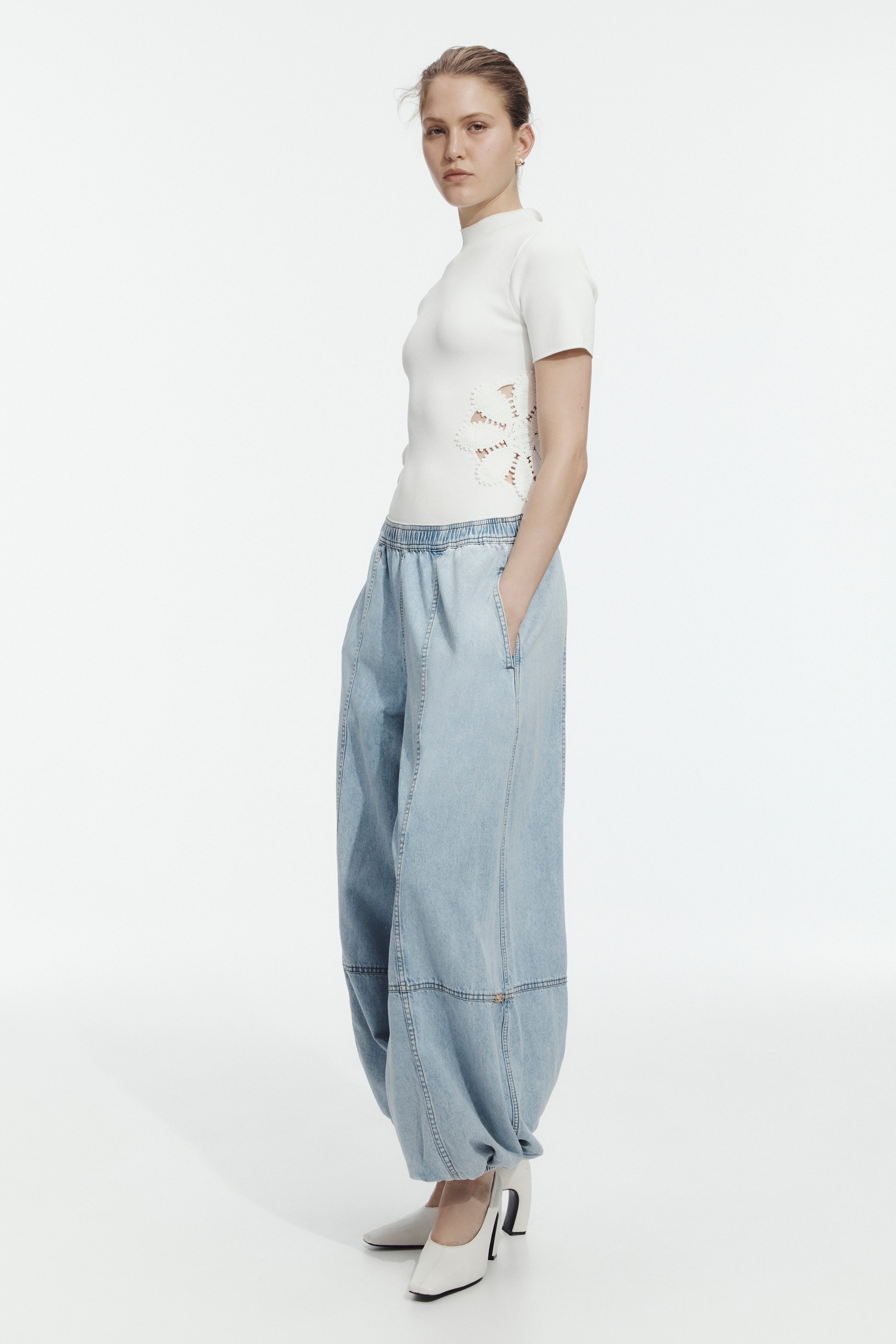 Joy Balloon Denim Pant     