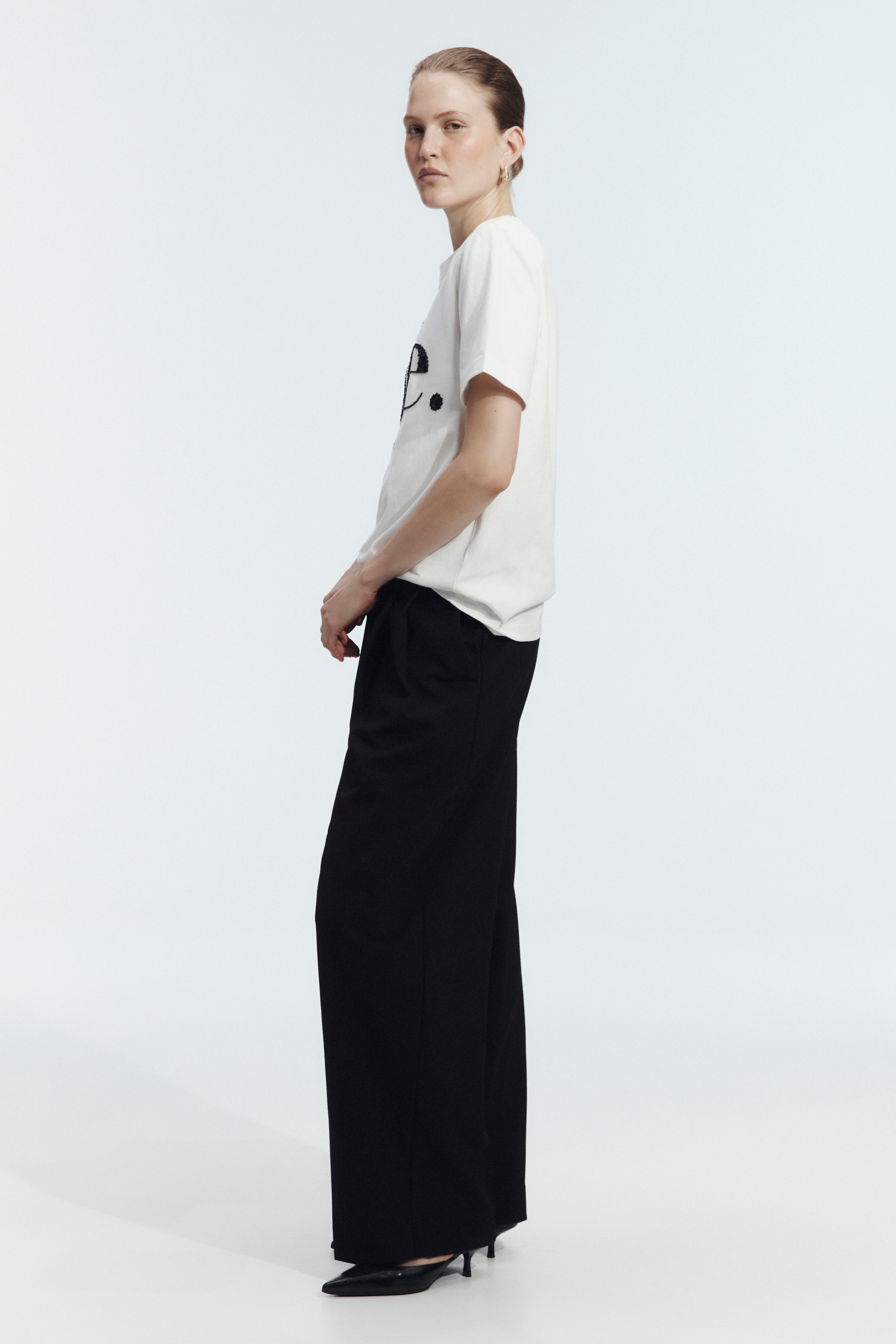 Polana Embellished Logo Tee