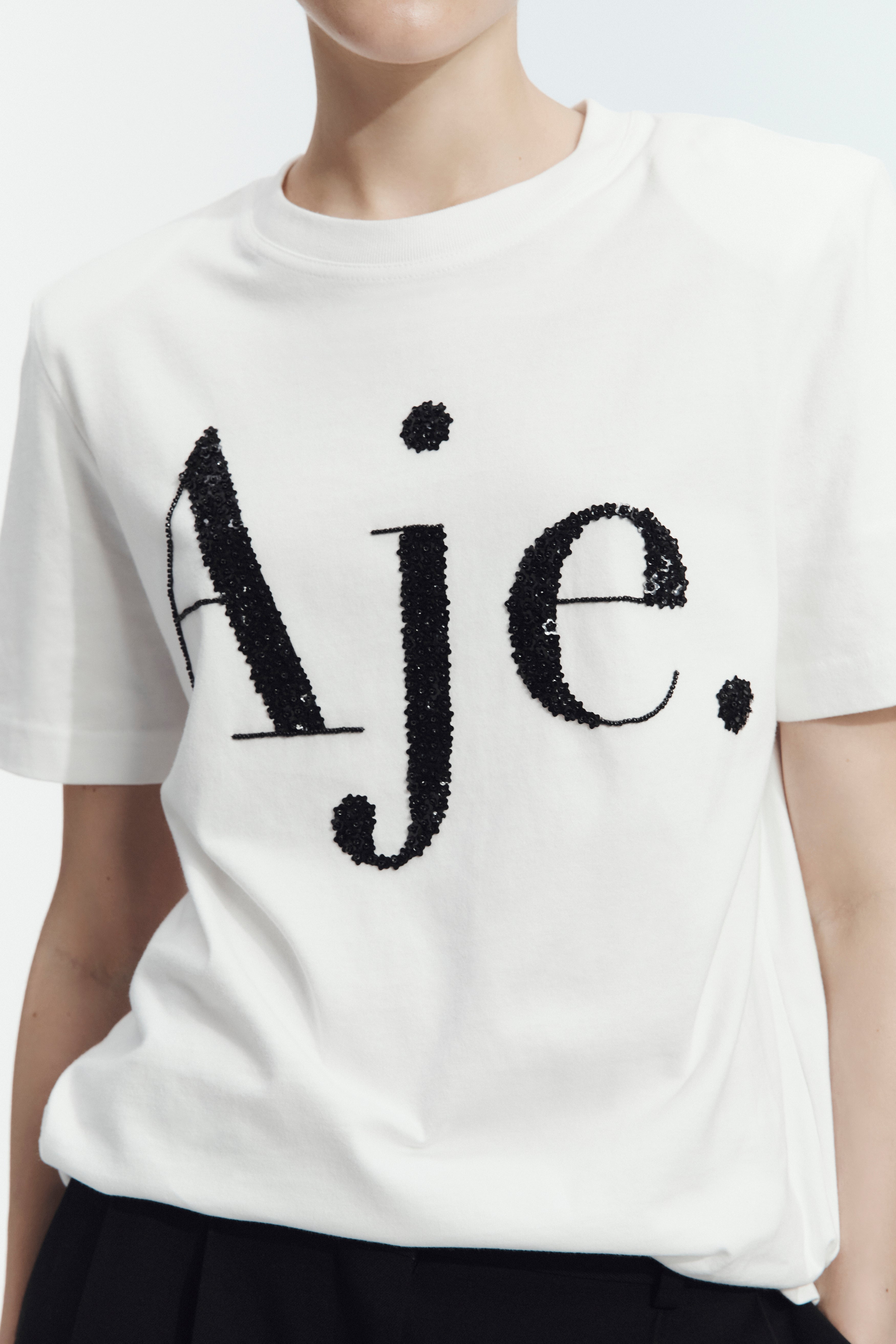 Polana Embellished Logo Tee