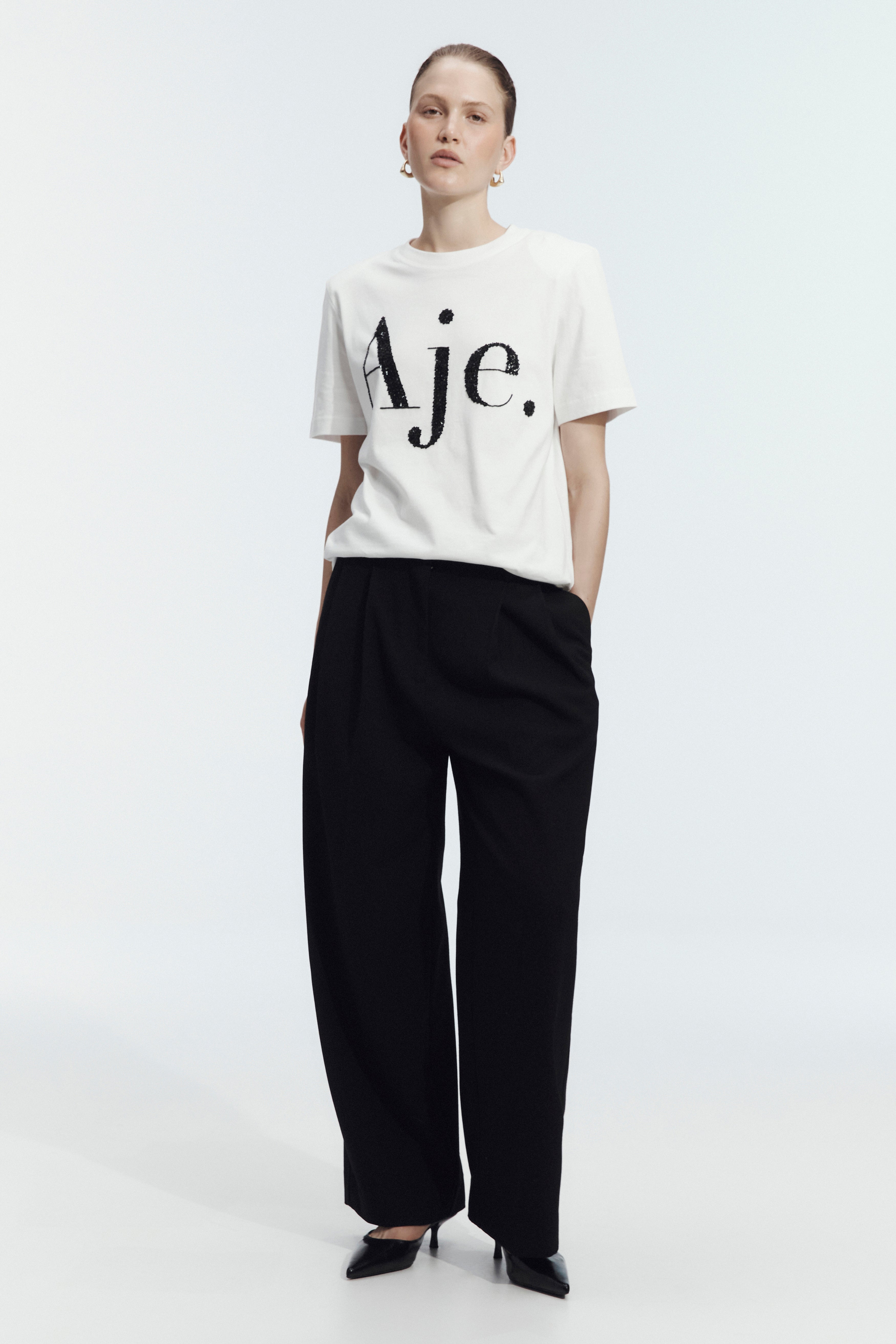 Polana Embellished Logo Tee