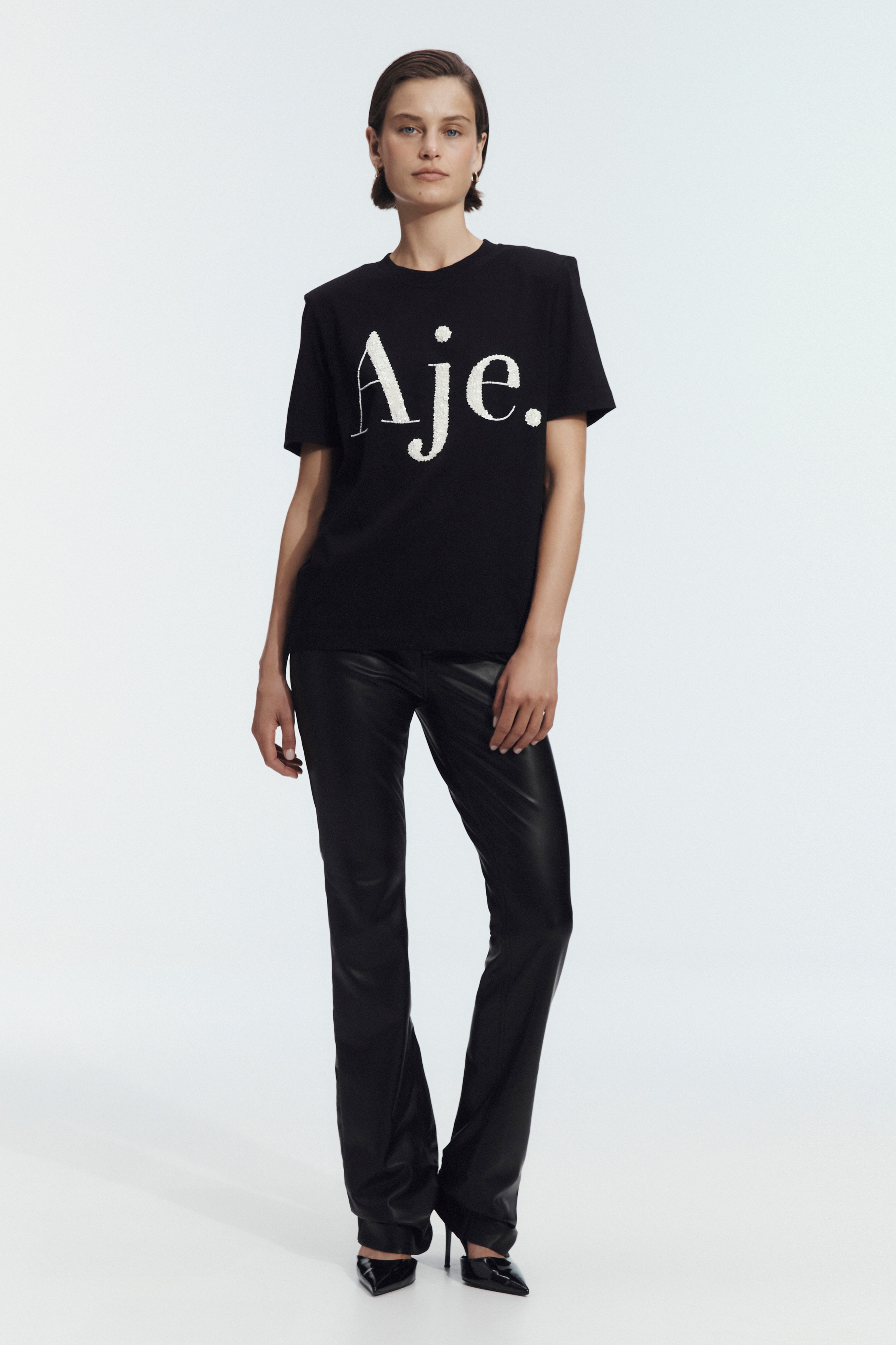 Polana Embellished Logo Tee