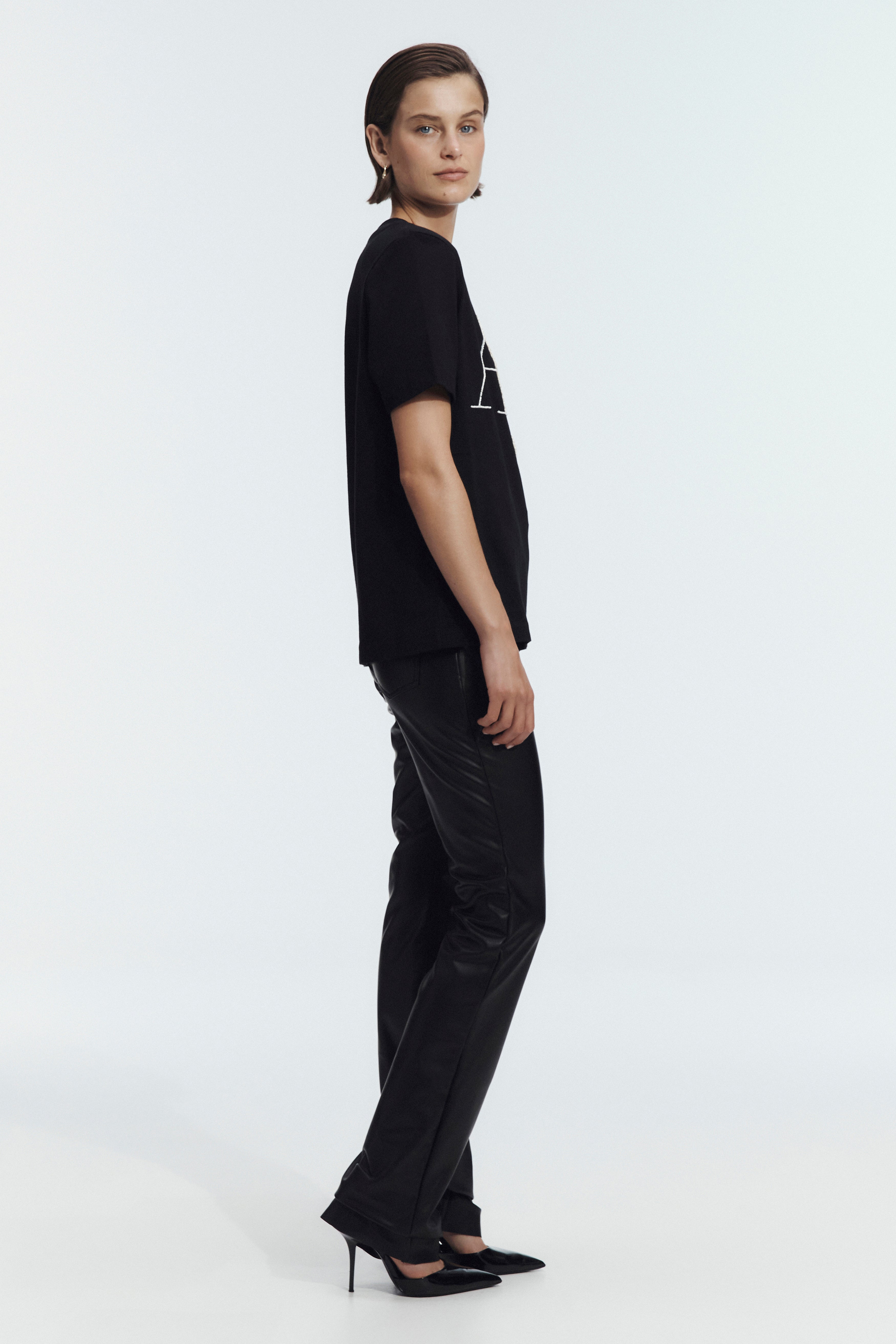 Polana Embellished Logo Tee