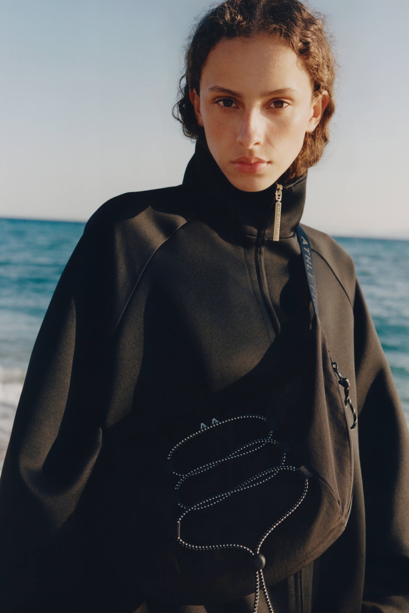 Longline Satin Bomber