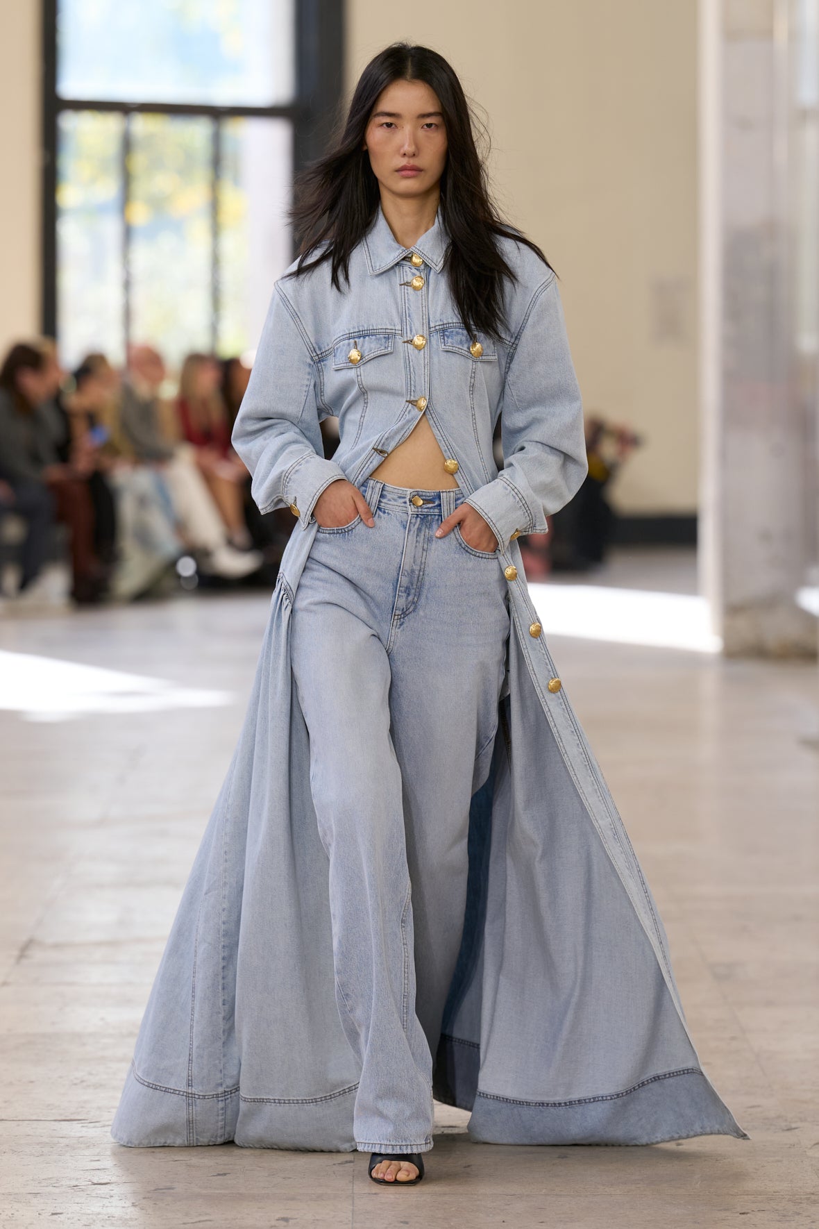 Tia Denim Maxi Dress