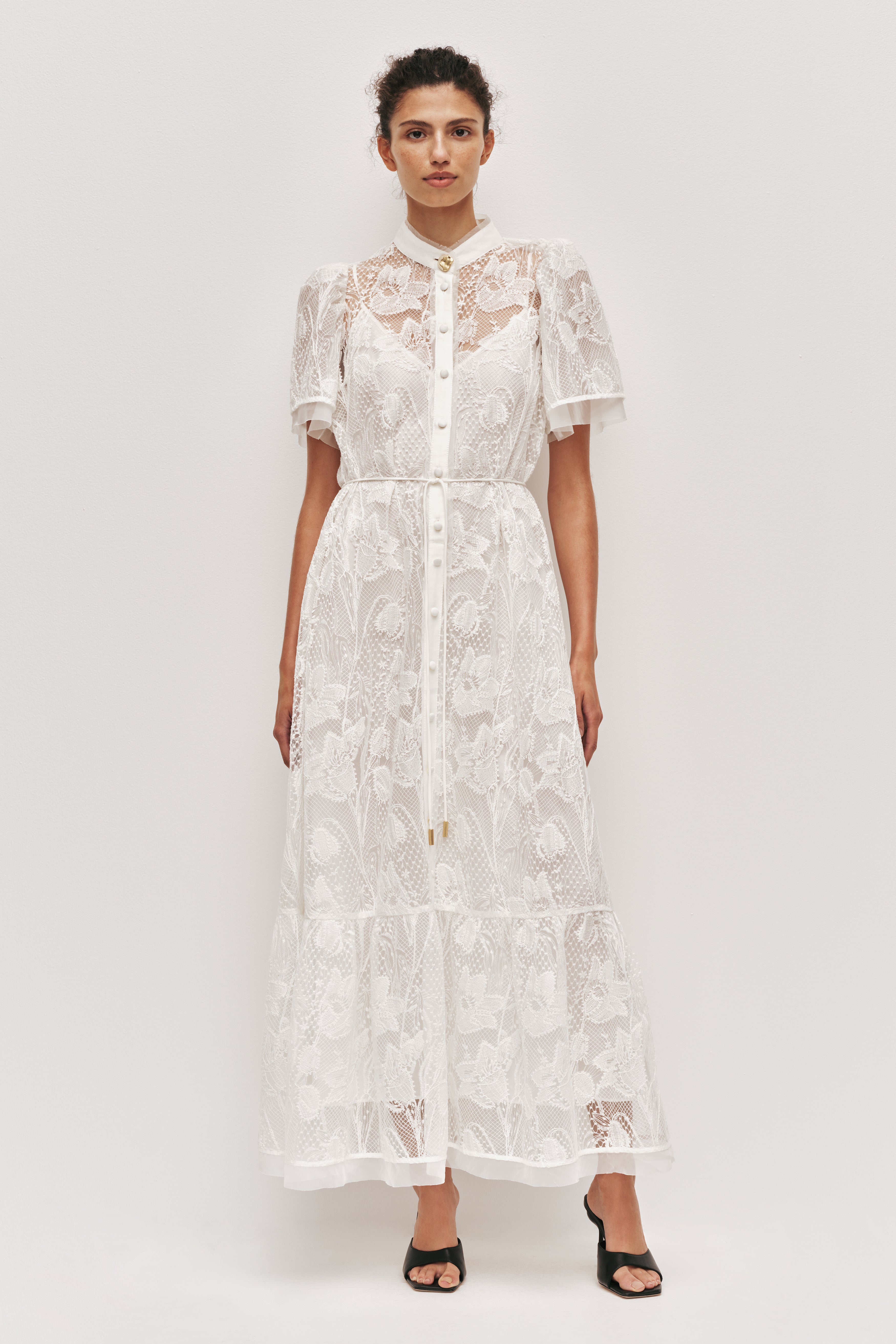 Pippa Lace Midi Dress