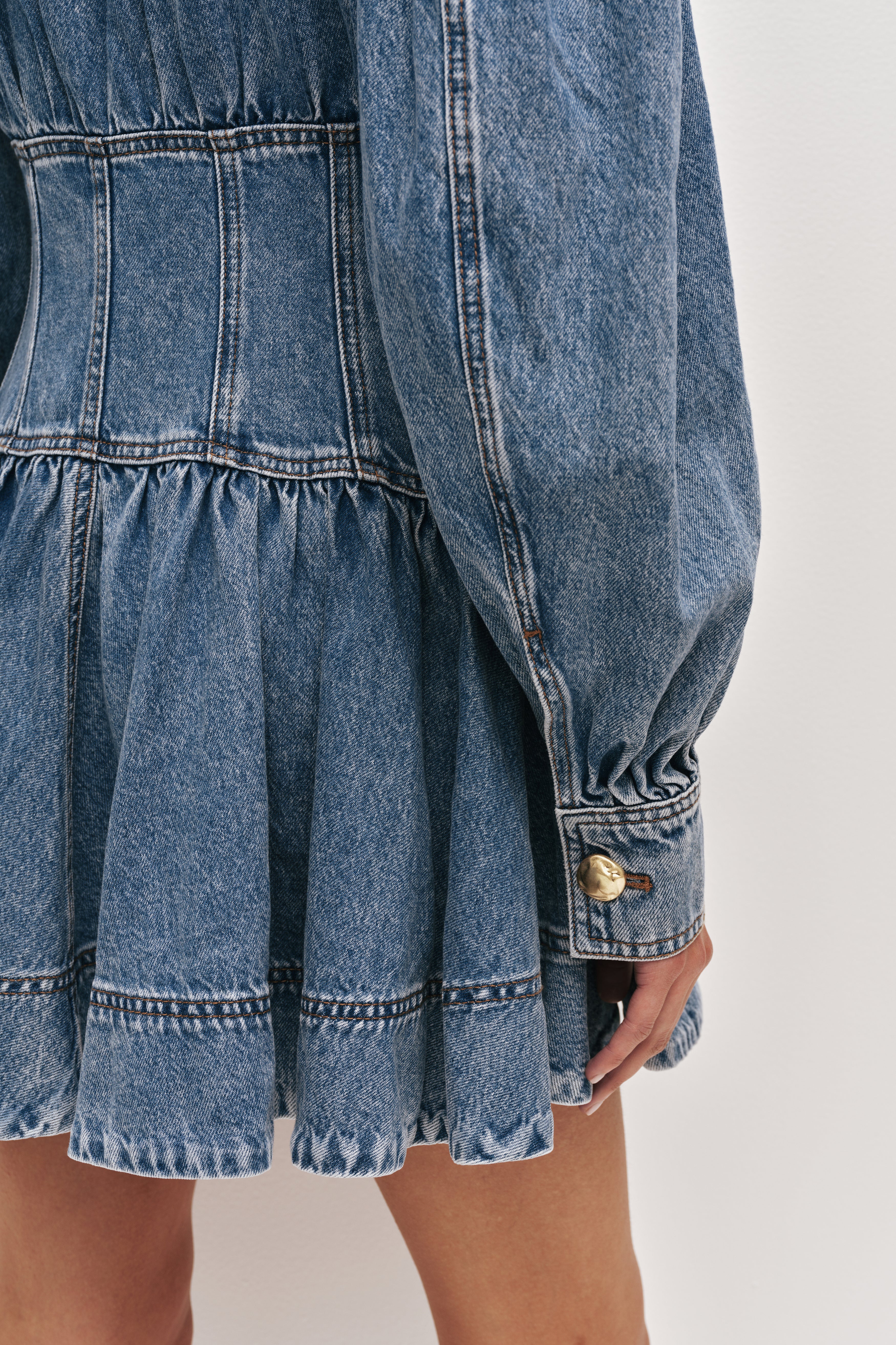 Lorraine Denim Mini Dress