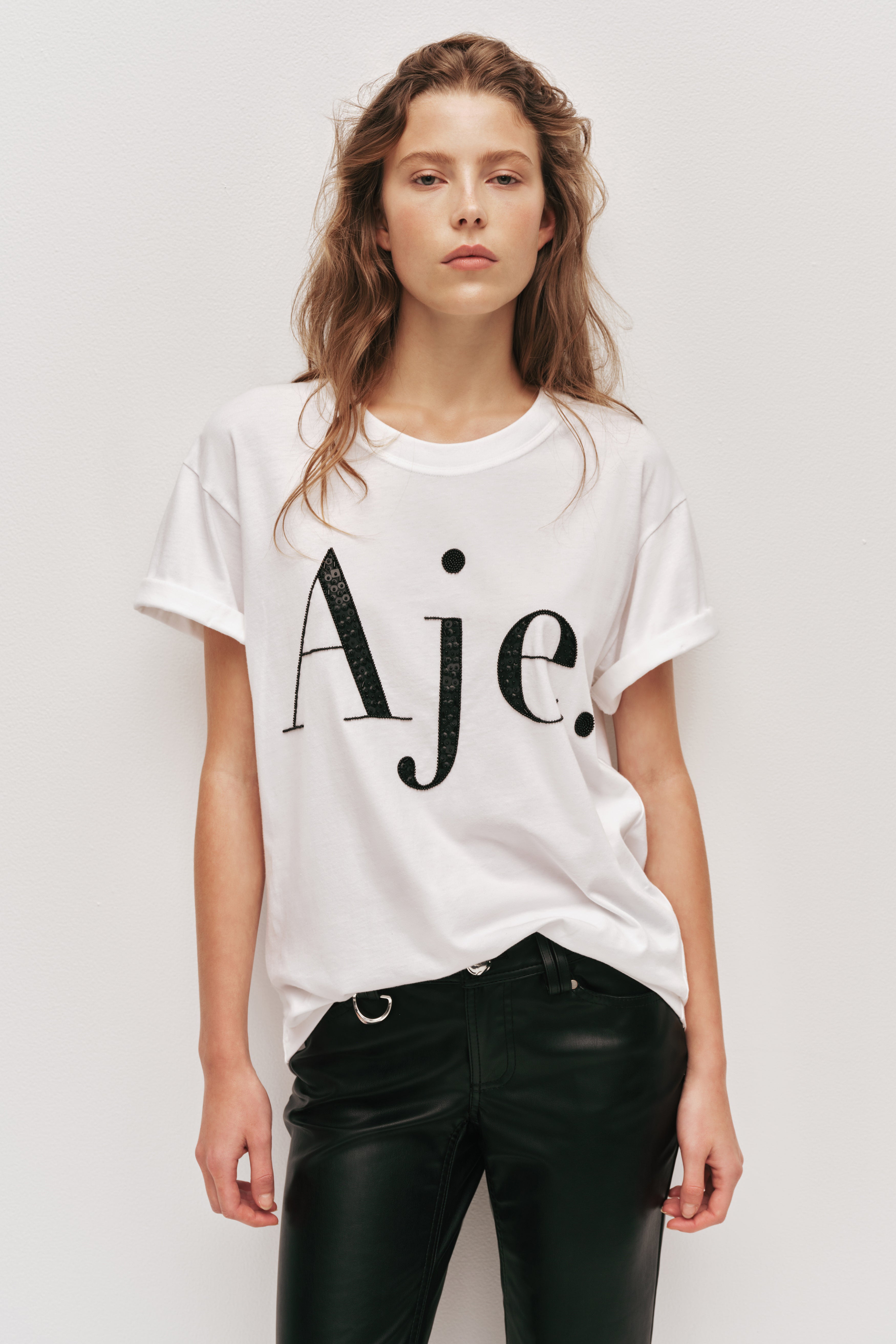 Classic Embellished Logo Tee