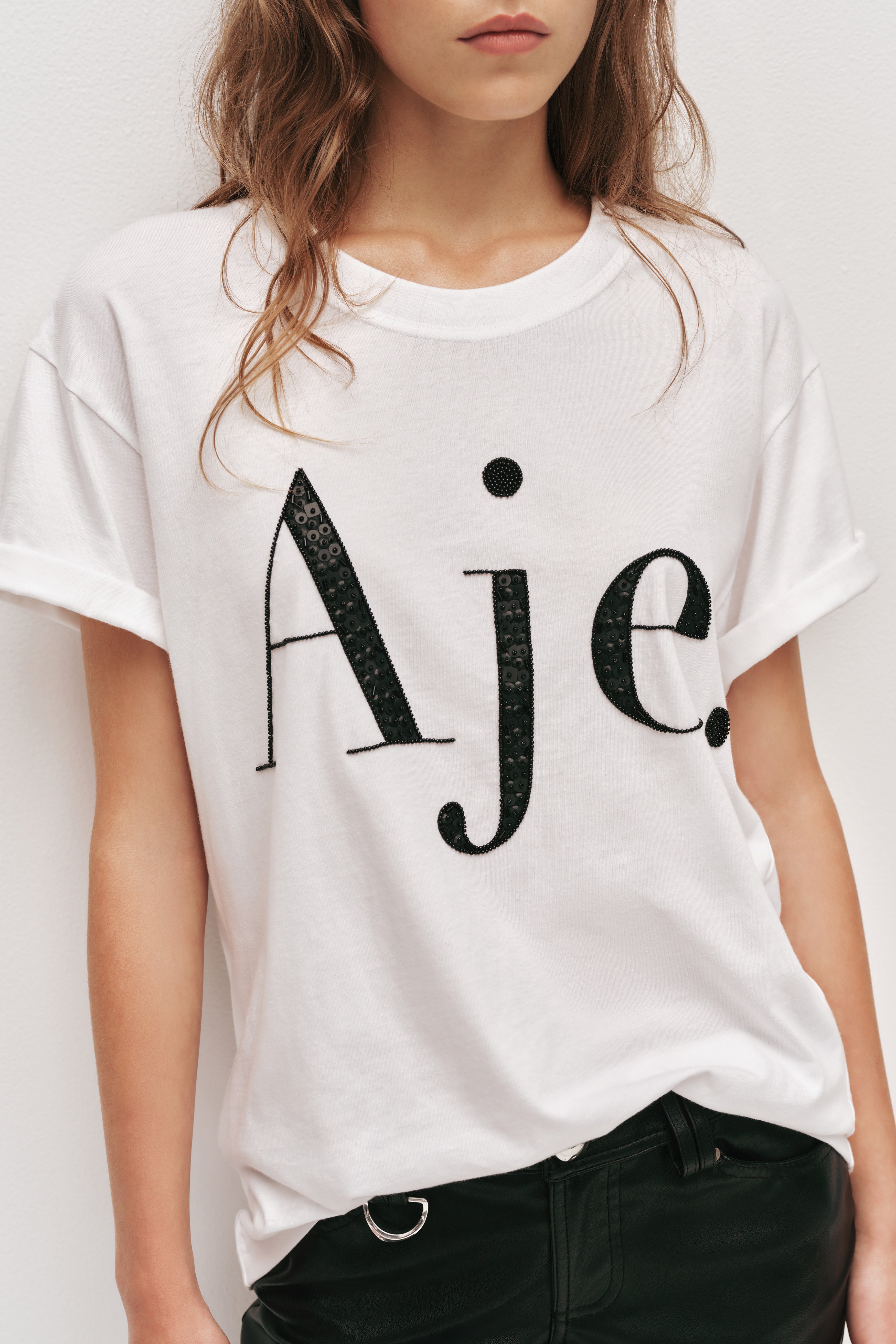 Classic Embellished Logo Tee