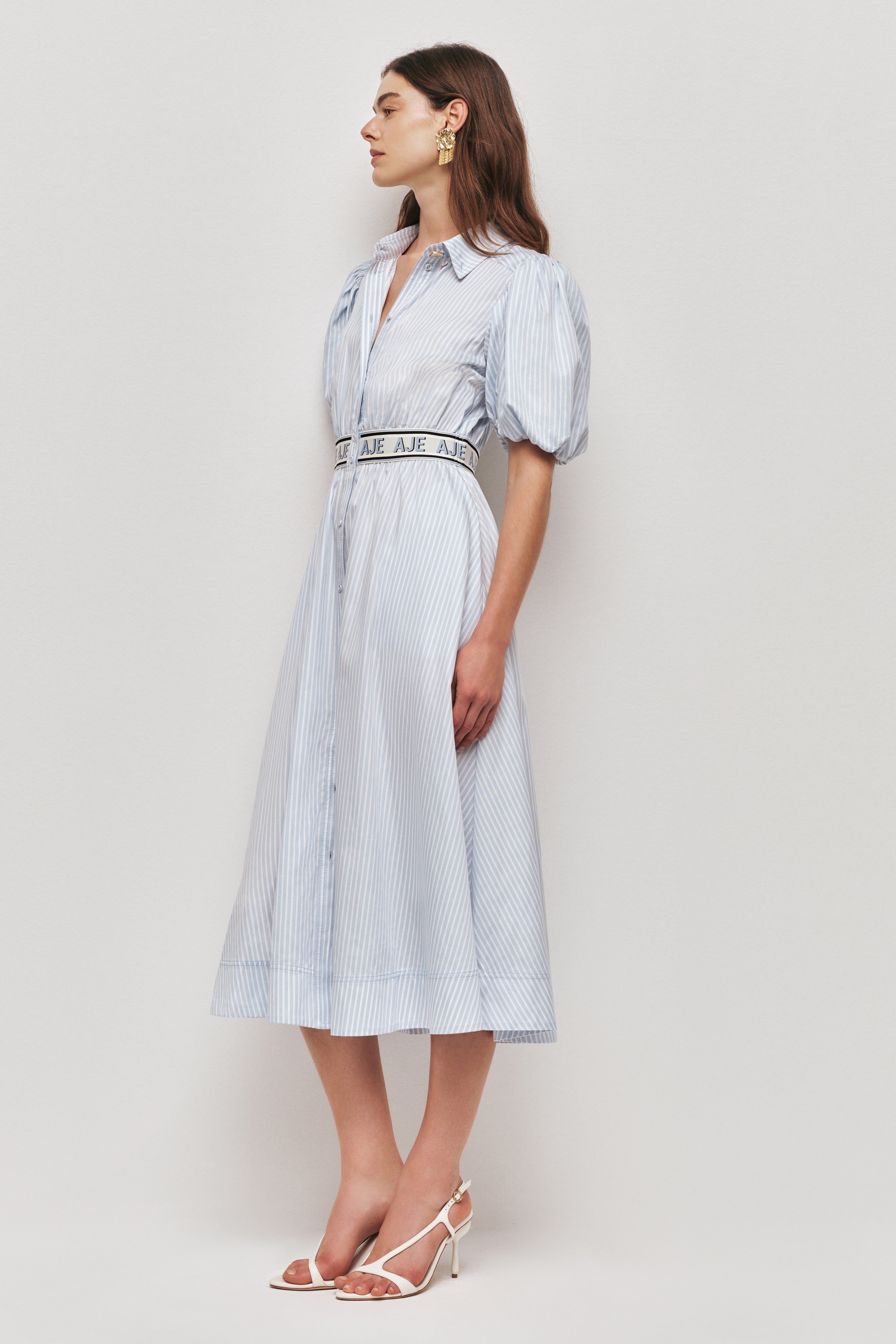 Harling Logo Midi Dress