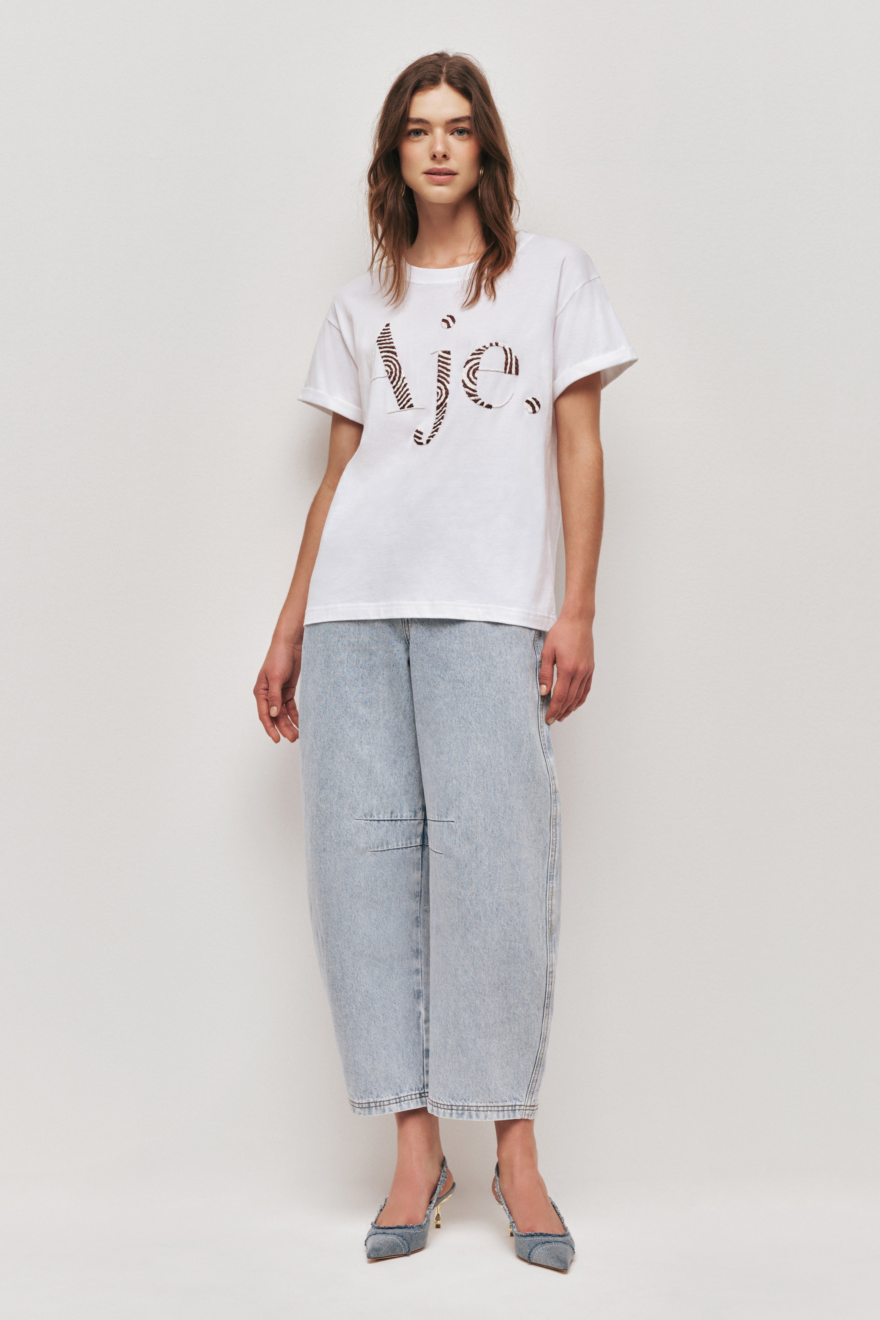 Core Raffia Logo Tee