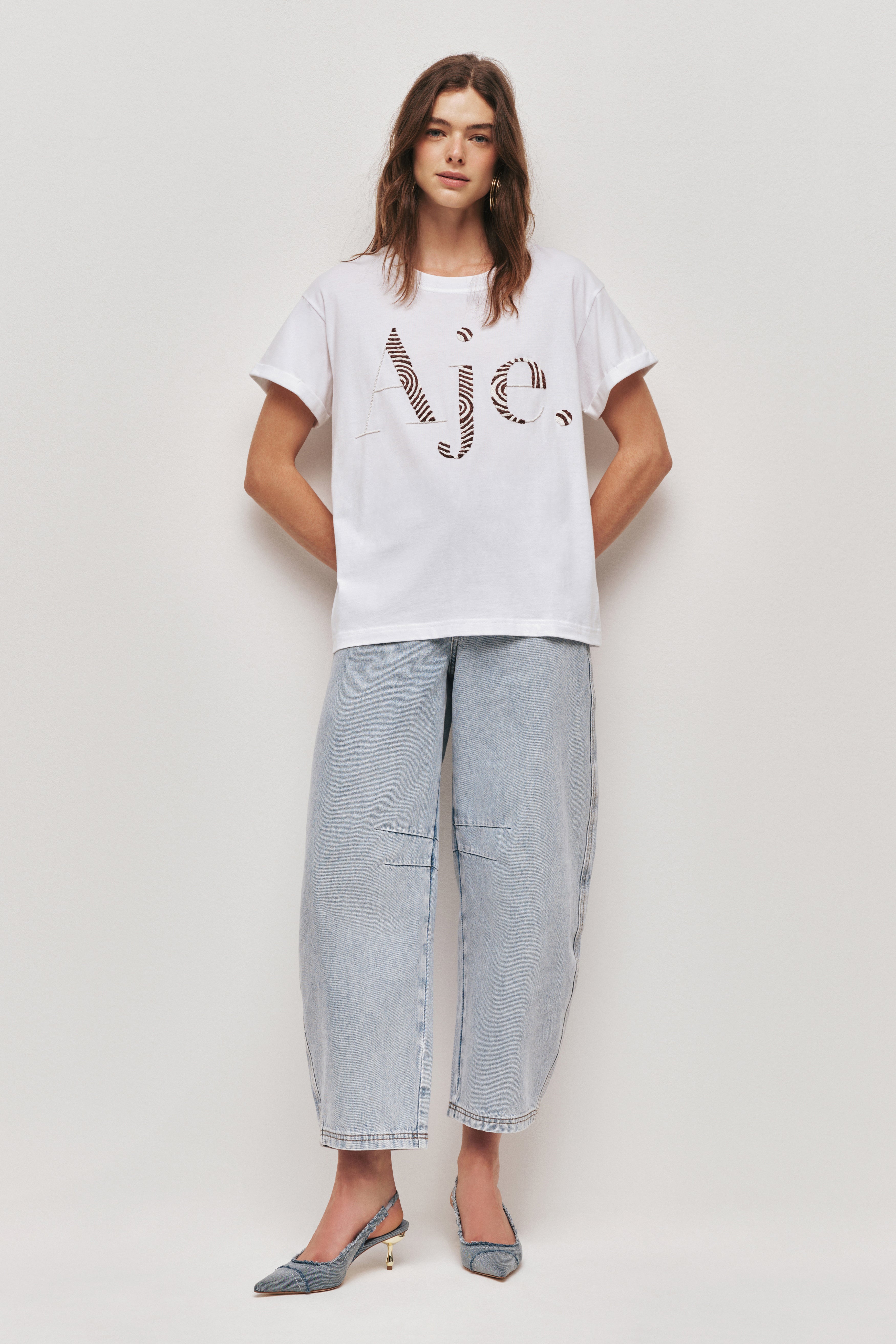 Core Raffia Logo Tee