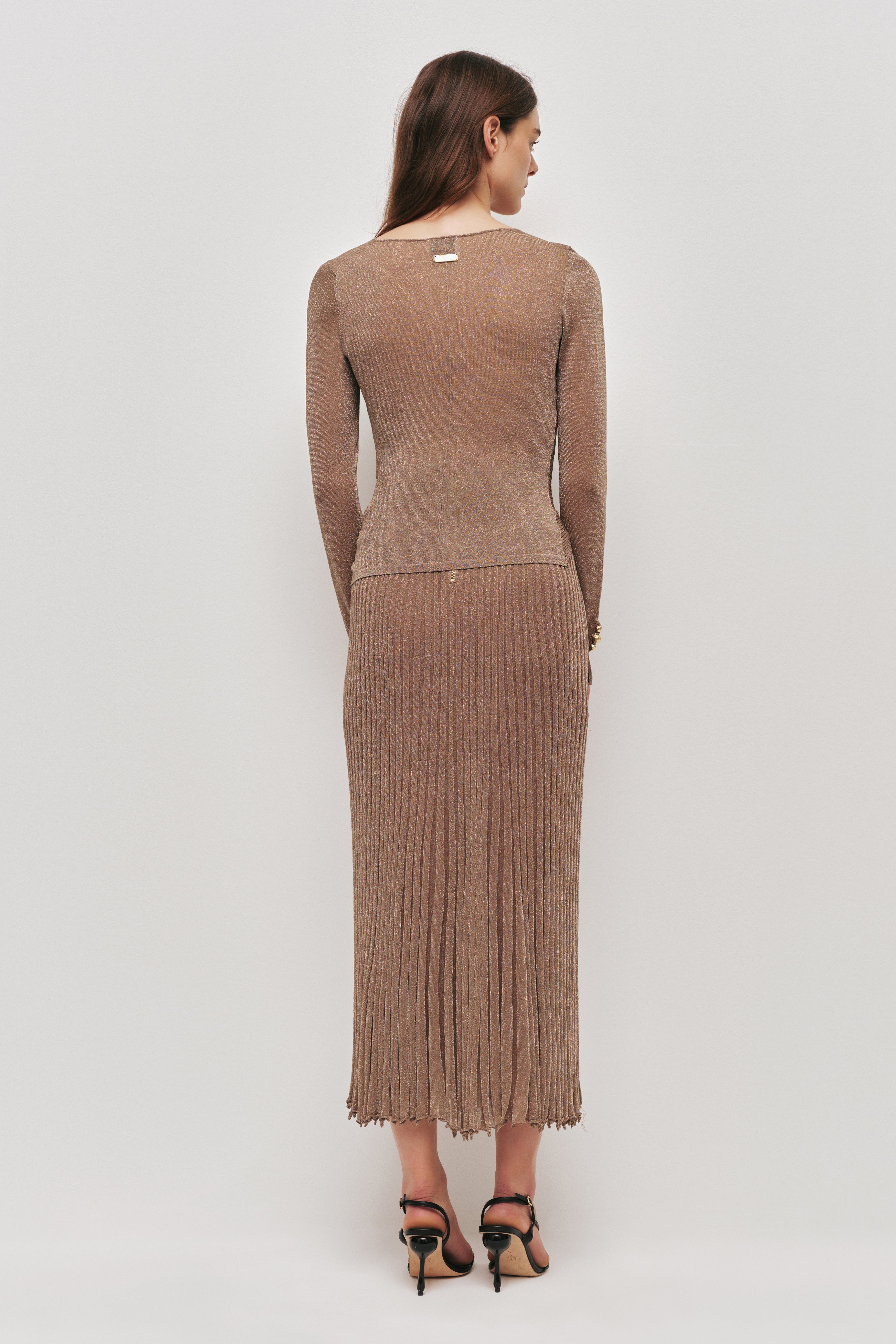 Classique Knit Midi Skirt