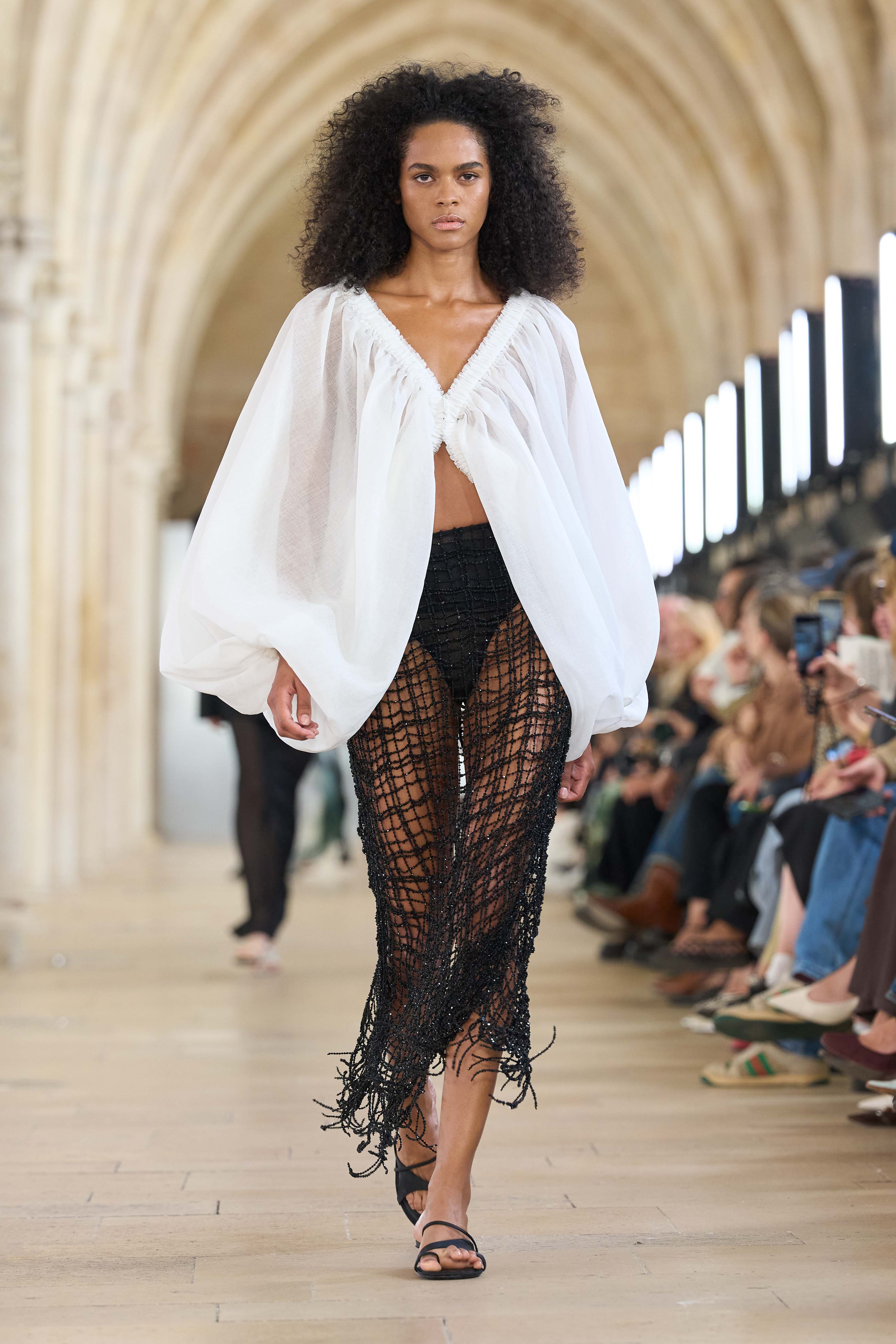 Auralis Embelished Midi Skirt