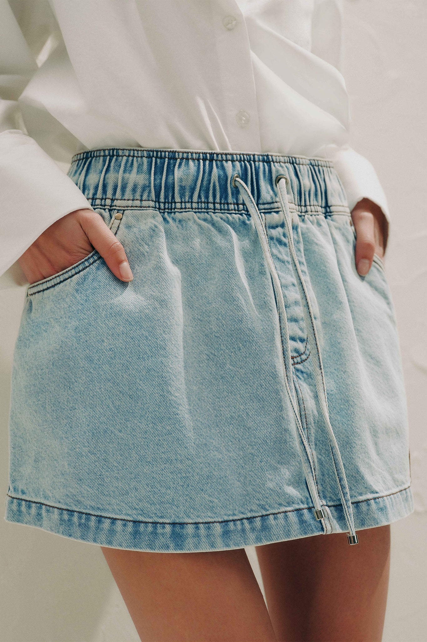 Flynn Denim Mini Skirt