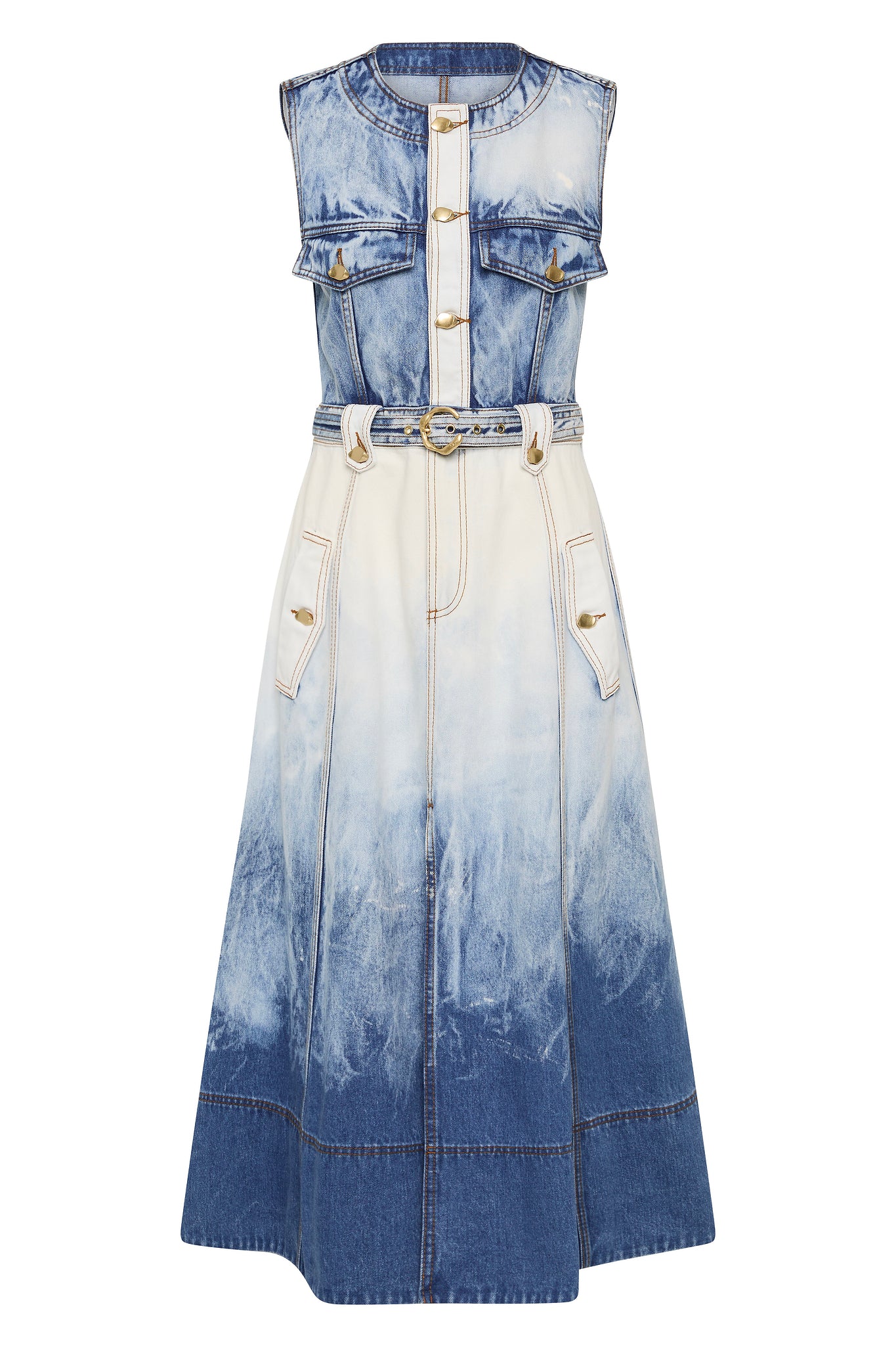 Tides Denim Midi Dress