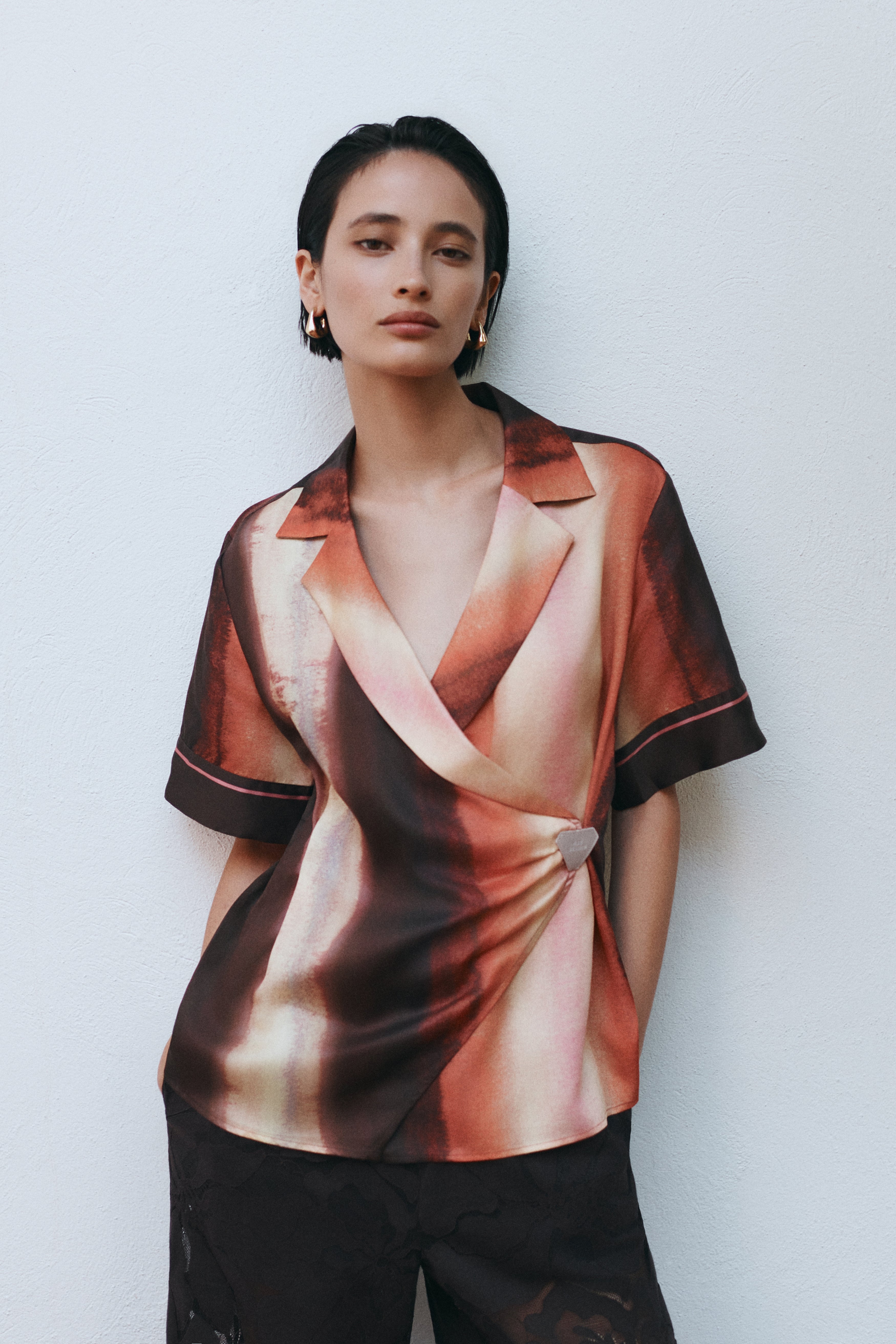 Lindsey Wrap Shirt