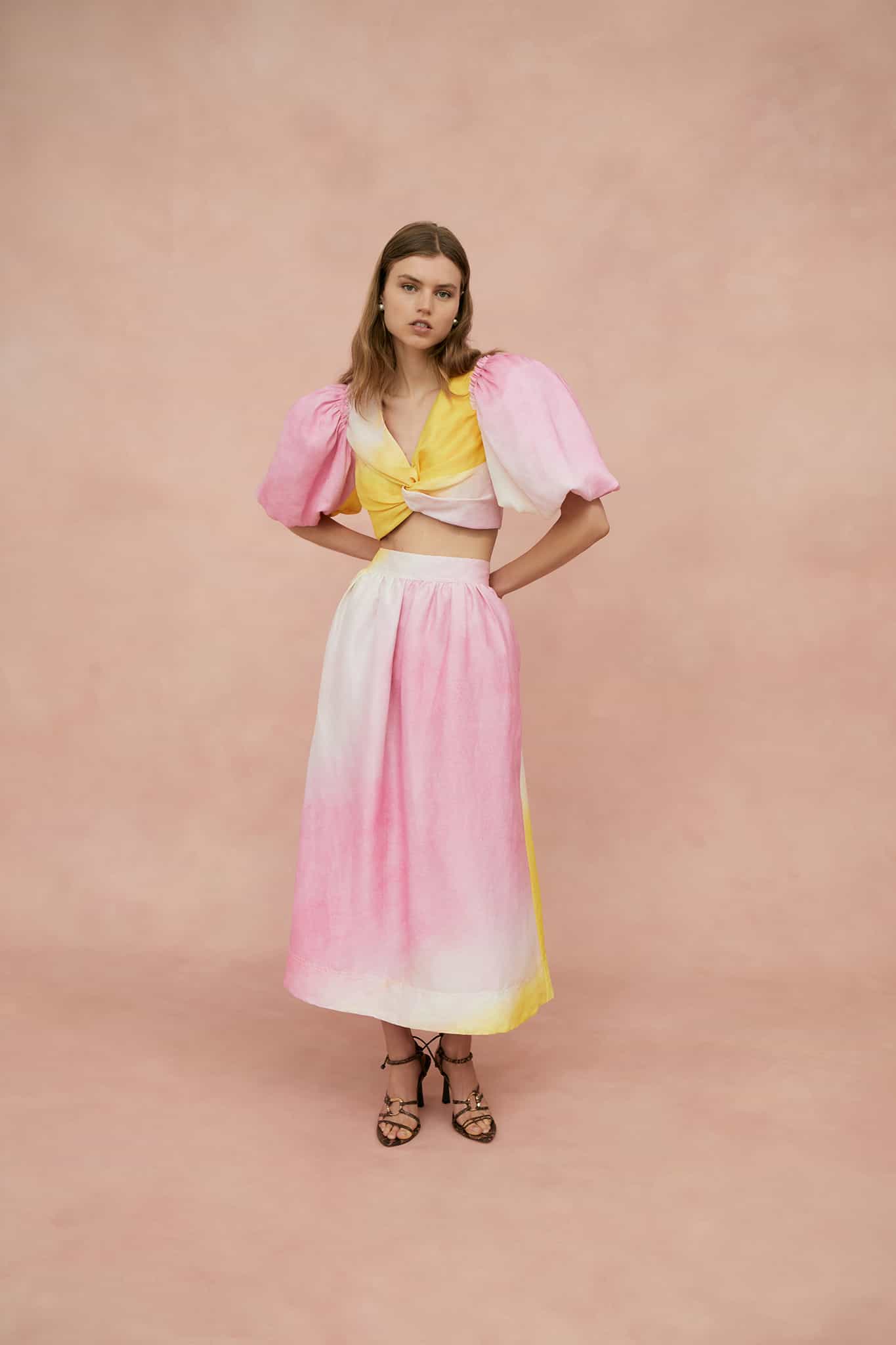 Cloud Burst Midi Skirt