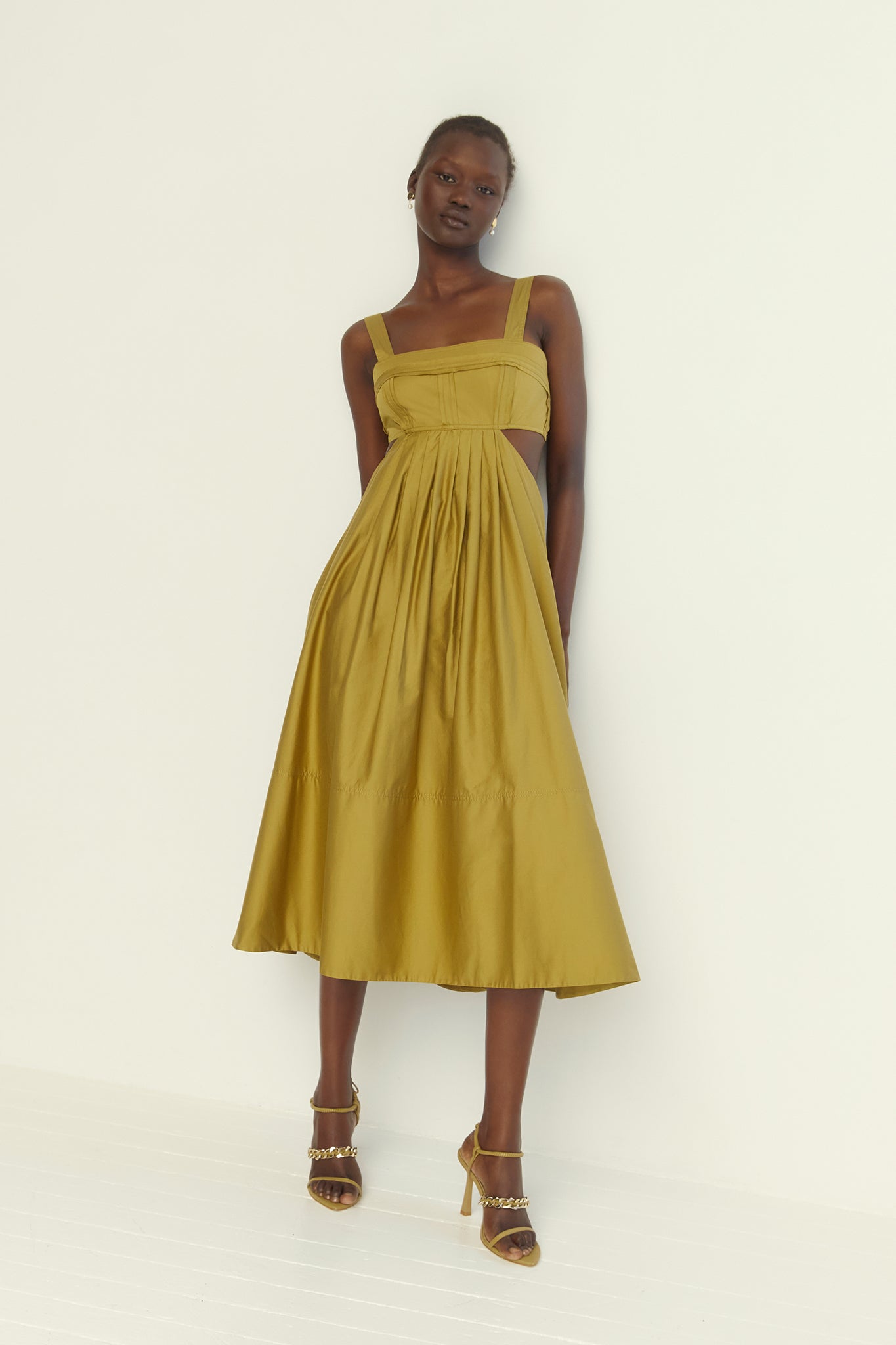 Frequency Cut Out Midi Dress