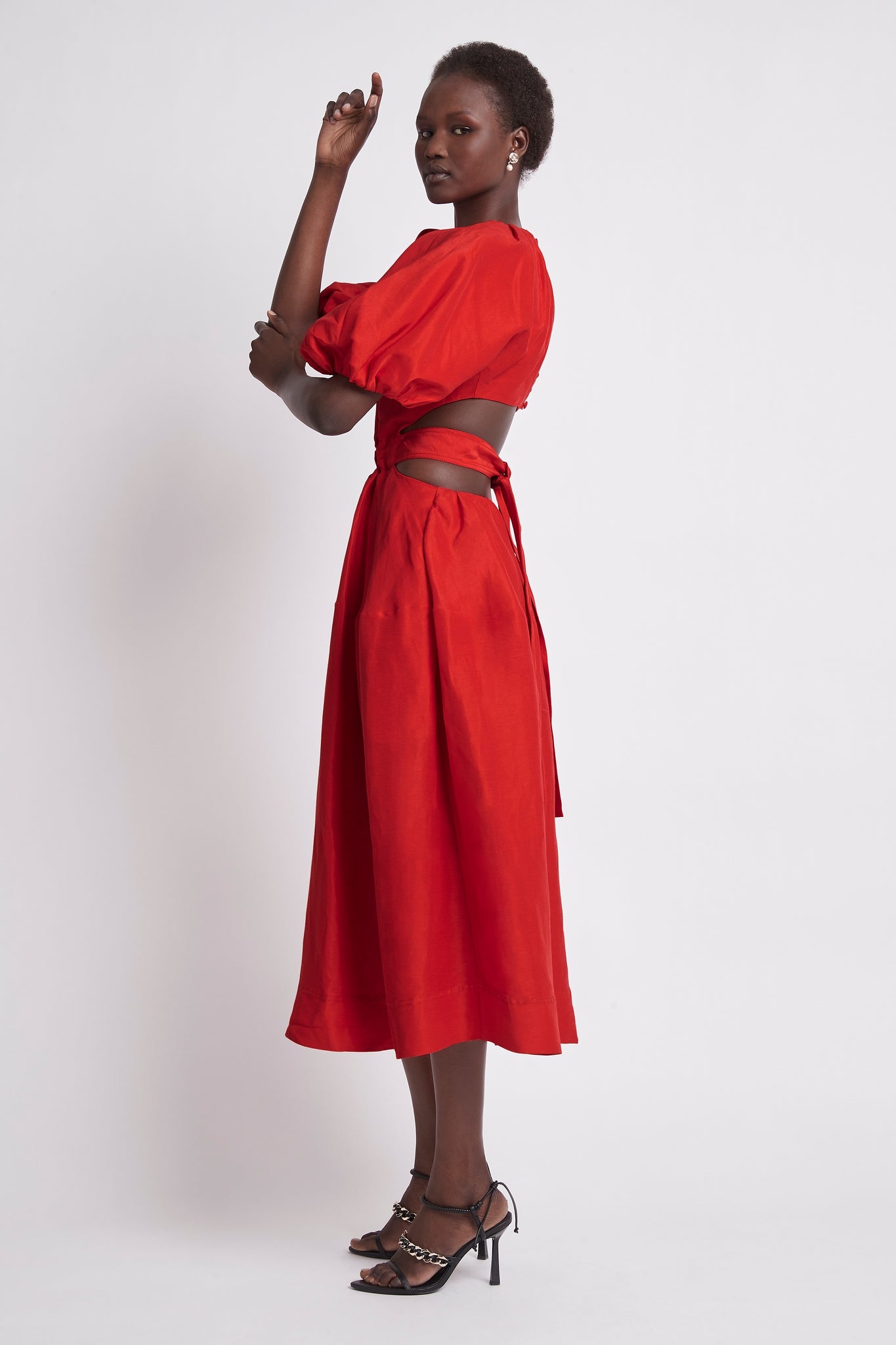 Mimosa Cutout Midi Dress