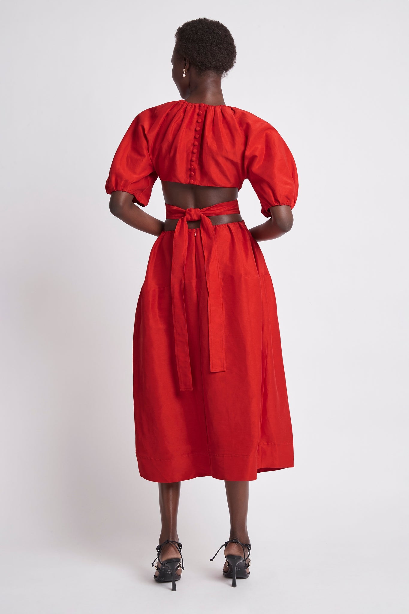 Mimosa Cutout Midi Dress