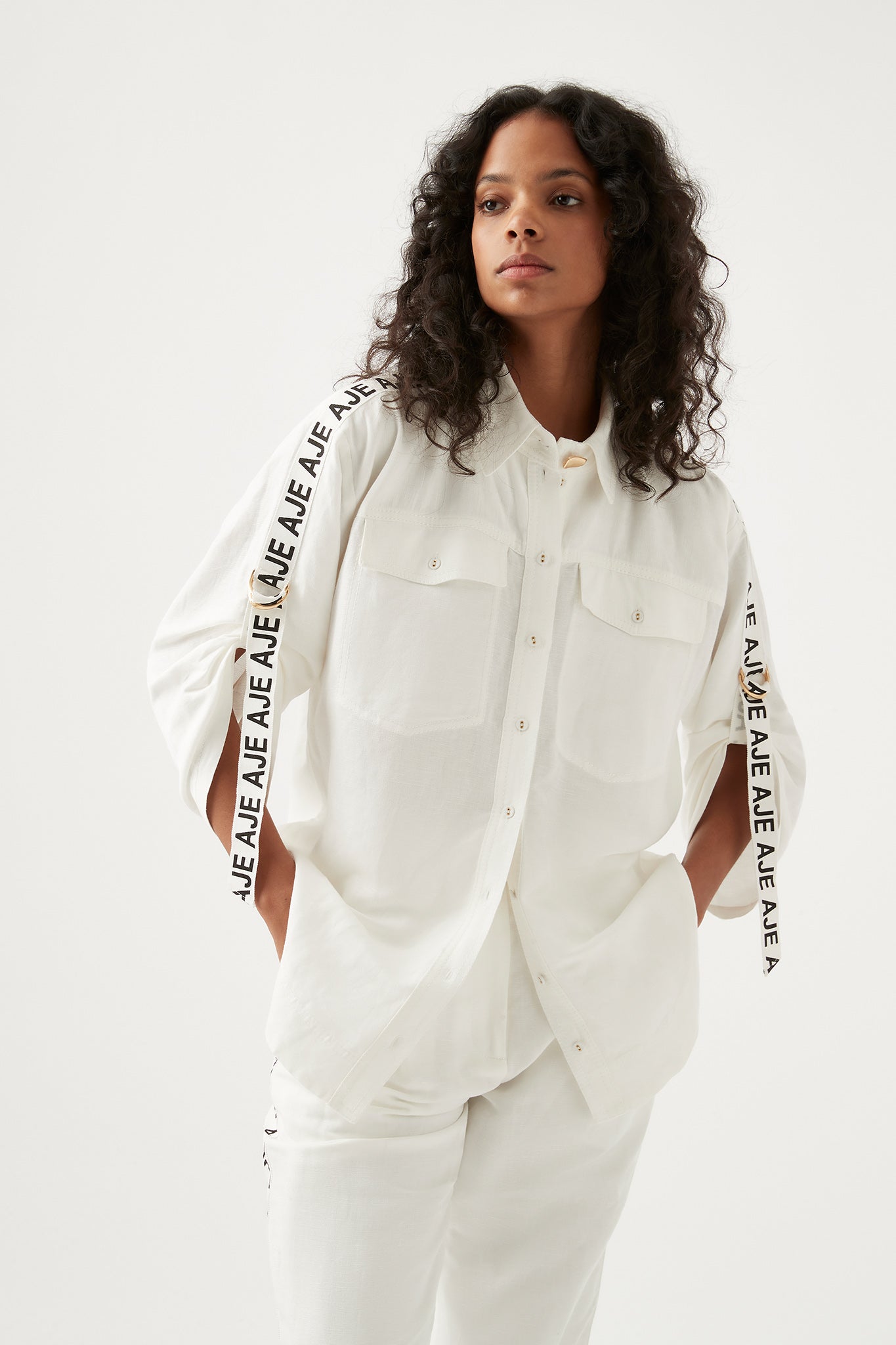 Signal Logo Mid Sleeve Shirt