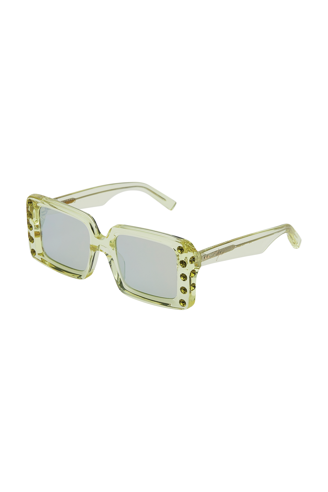 Aje X Local Supply The Square Embellished Sunglasses