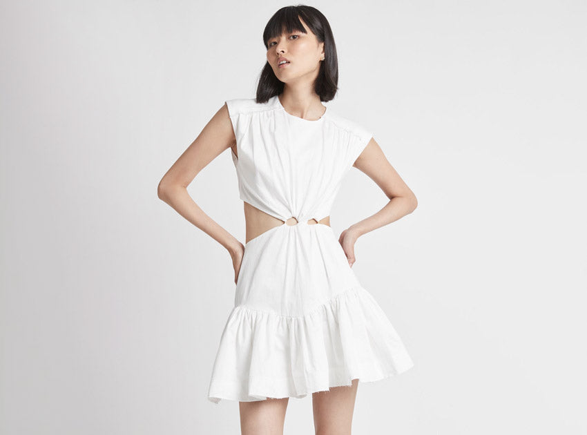 Solstice Cut Out Ring Mini Dress