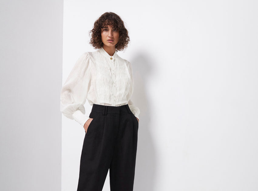 Tidal Tucked Shirt