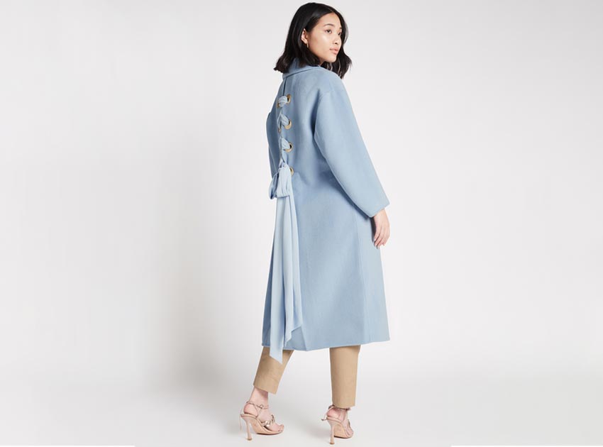 Virtuous Eyelet Coat