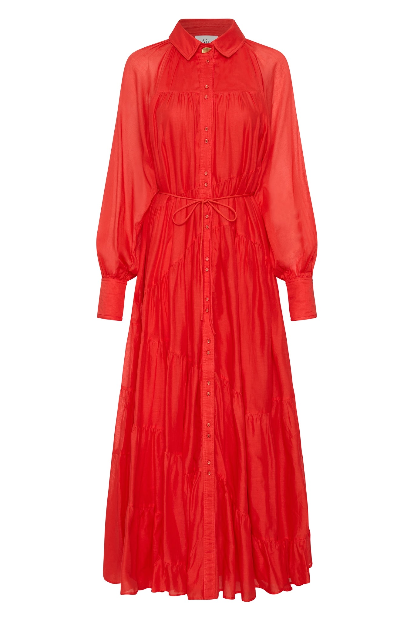 Musing Smock Maxi Dress | Scarlet Red | Aje – Aje AU