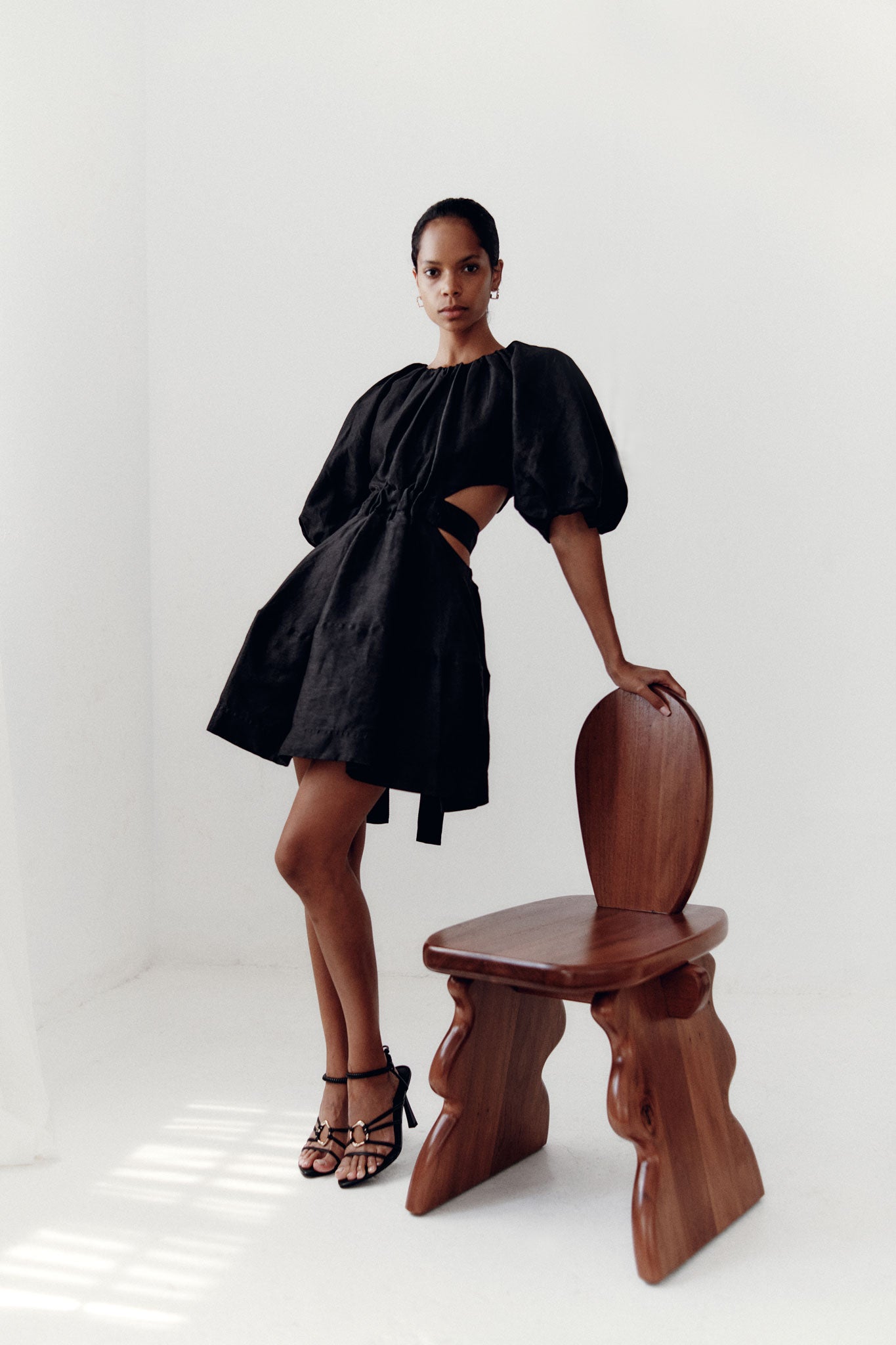 aje mimosa cut out mini dress AJE | Mimosa Cut Out Mini Dress