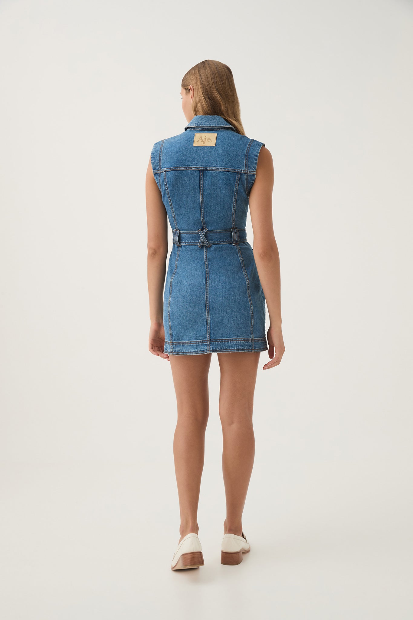 Darcie Denim Mini Dress | 90's Wash